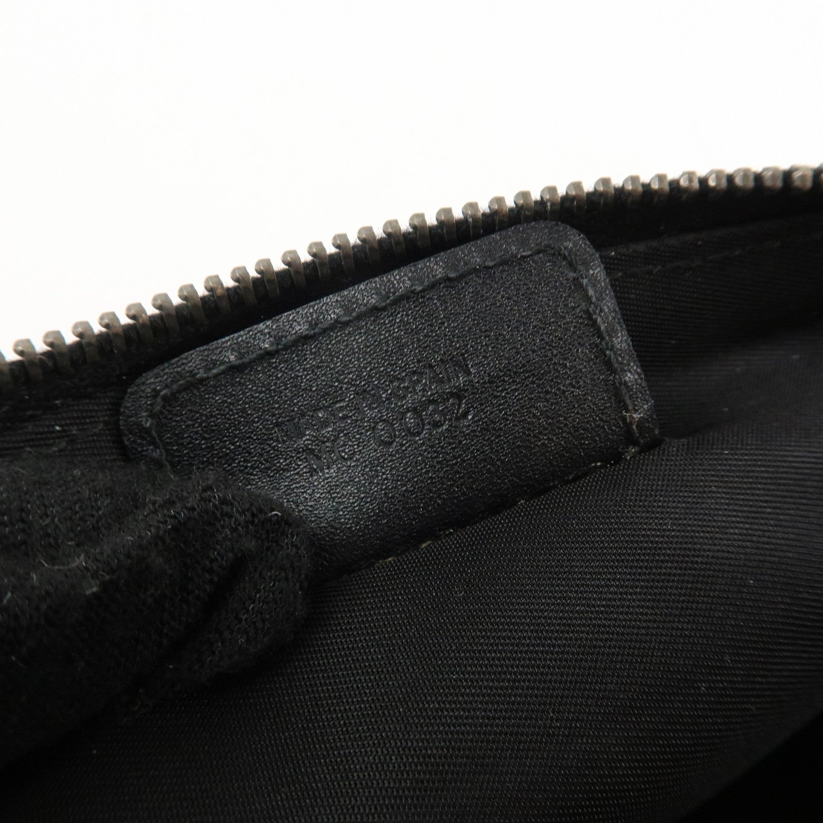 Christian Dior Trotter Canvas Leather Saddle Pouch Shoulder Bag Black Used