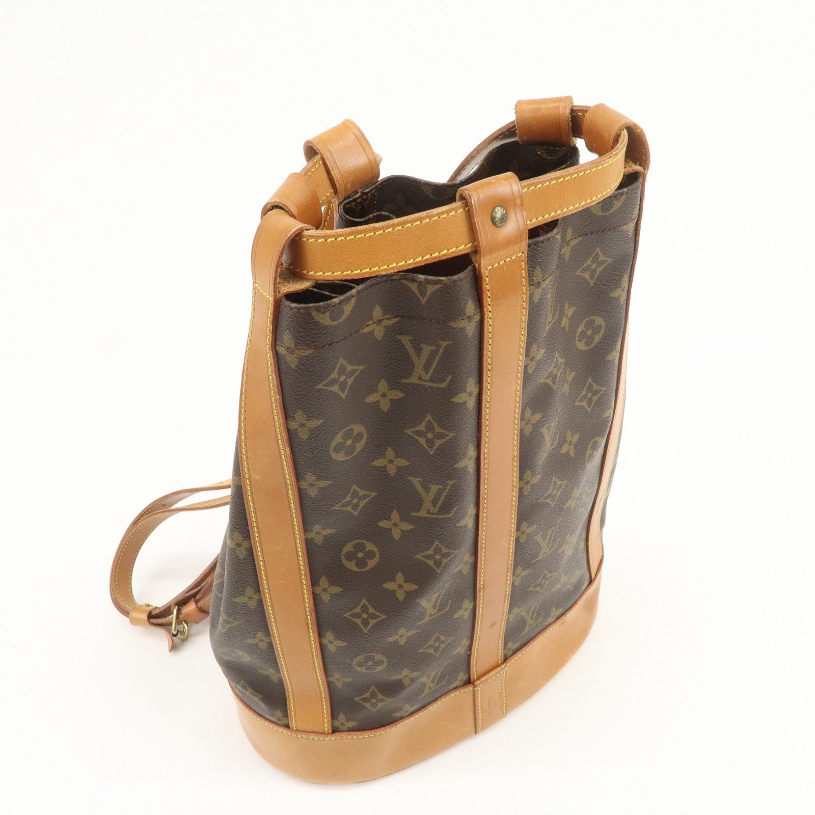 Louis Vuitton Monogram Randonnee PM Shoulder Bag Brown M42243