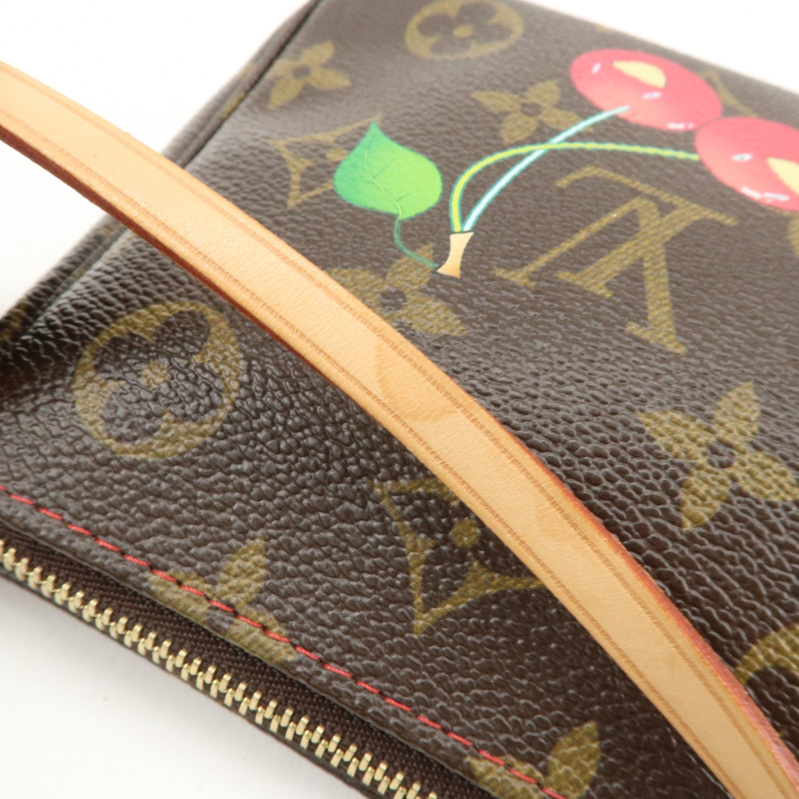 Louis Vuitton Monogram Cherry Pochette Accessoires Pouch M95008 Used