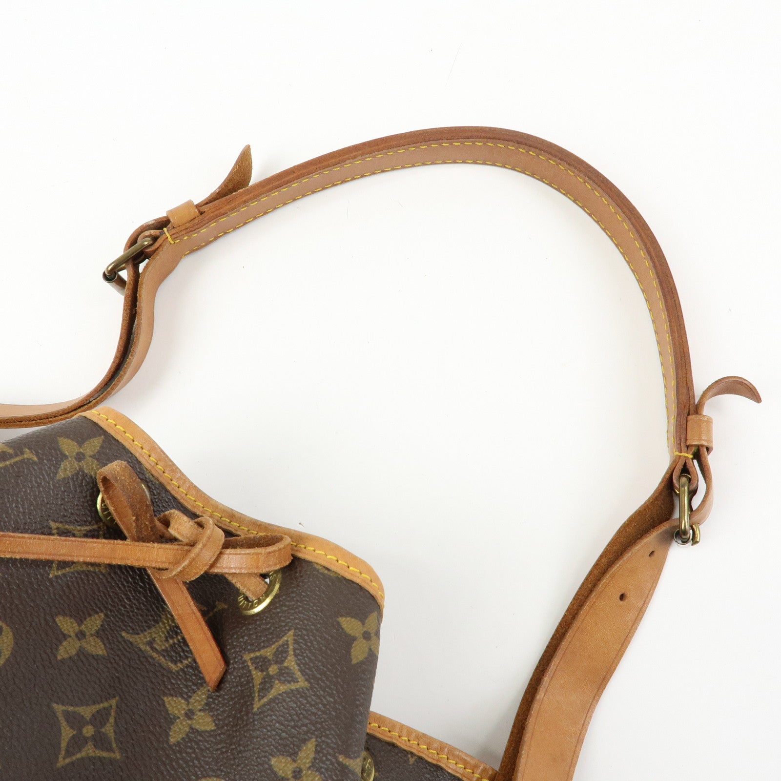 Louis Vuitton Monogram Petit Noe Shoulder Bag Brown M42226