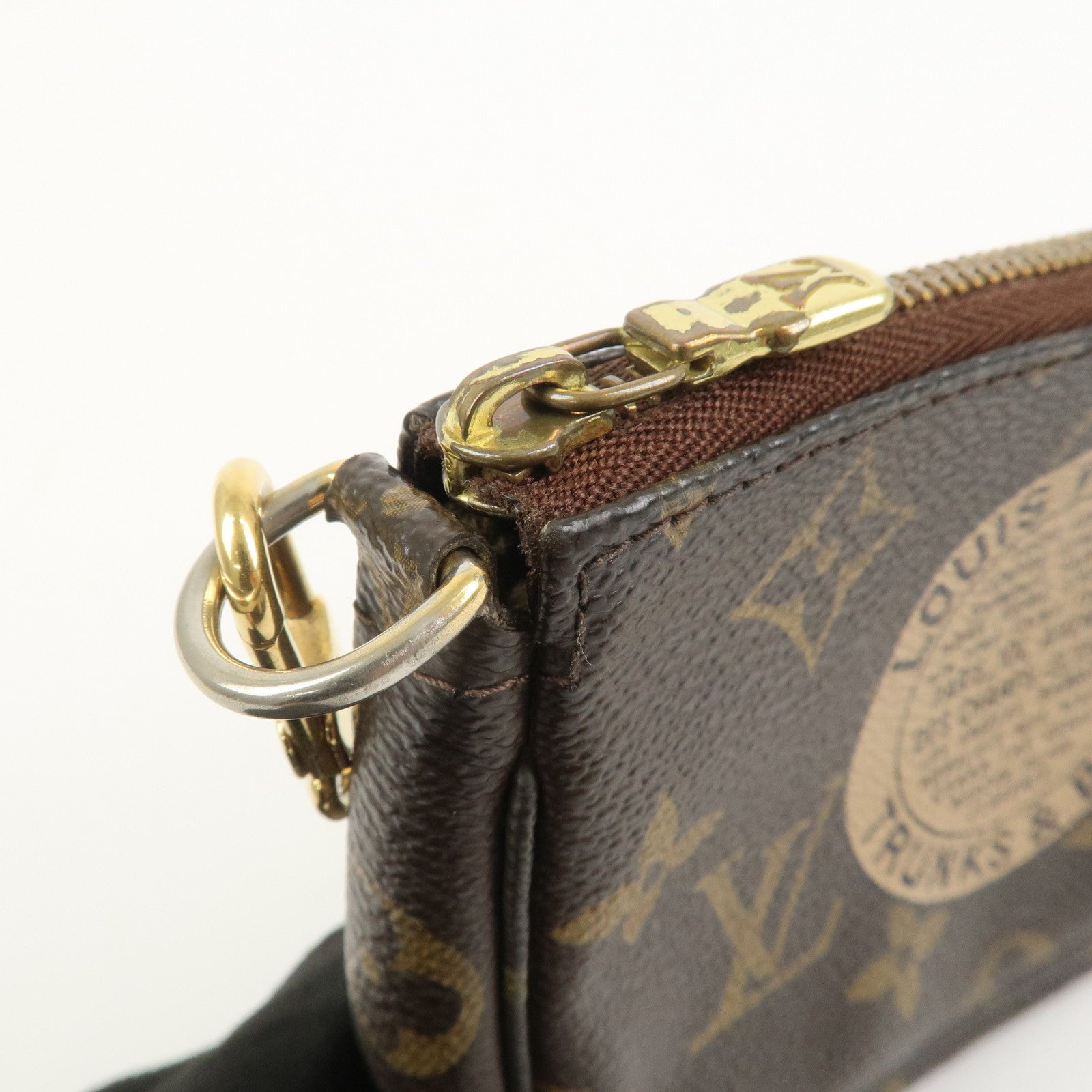 Louis Vuitton Monogram T&B Mini Pochette Accessoires Pouch M60153