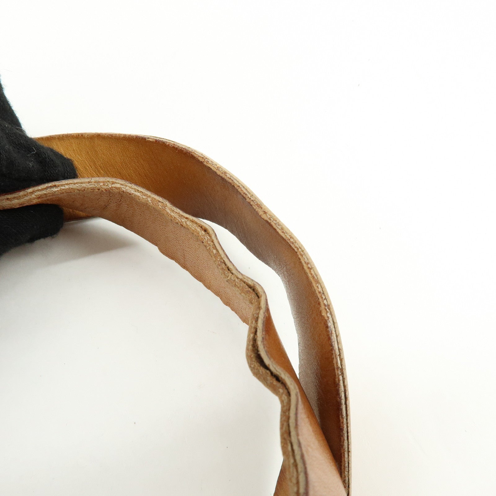 CELINE Macadam PVC Leather Hand Bag Tote Bag Brown