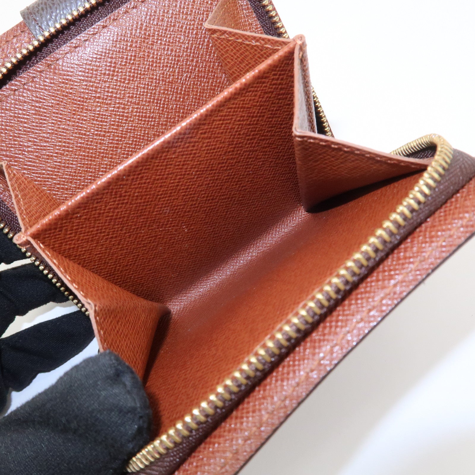 Louis Vuitton Monogram Compact Zippy Wallet Brown M61667