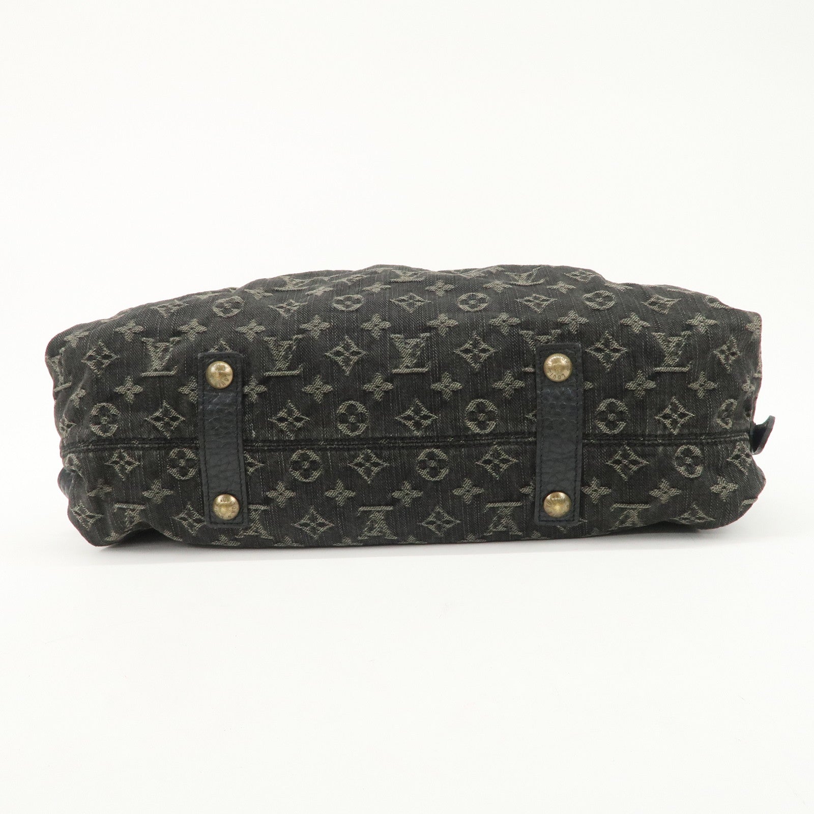 Louis Vuitton Monogram Denim Neo Cabby MM 2Way Bag Noir M95351