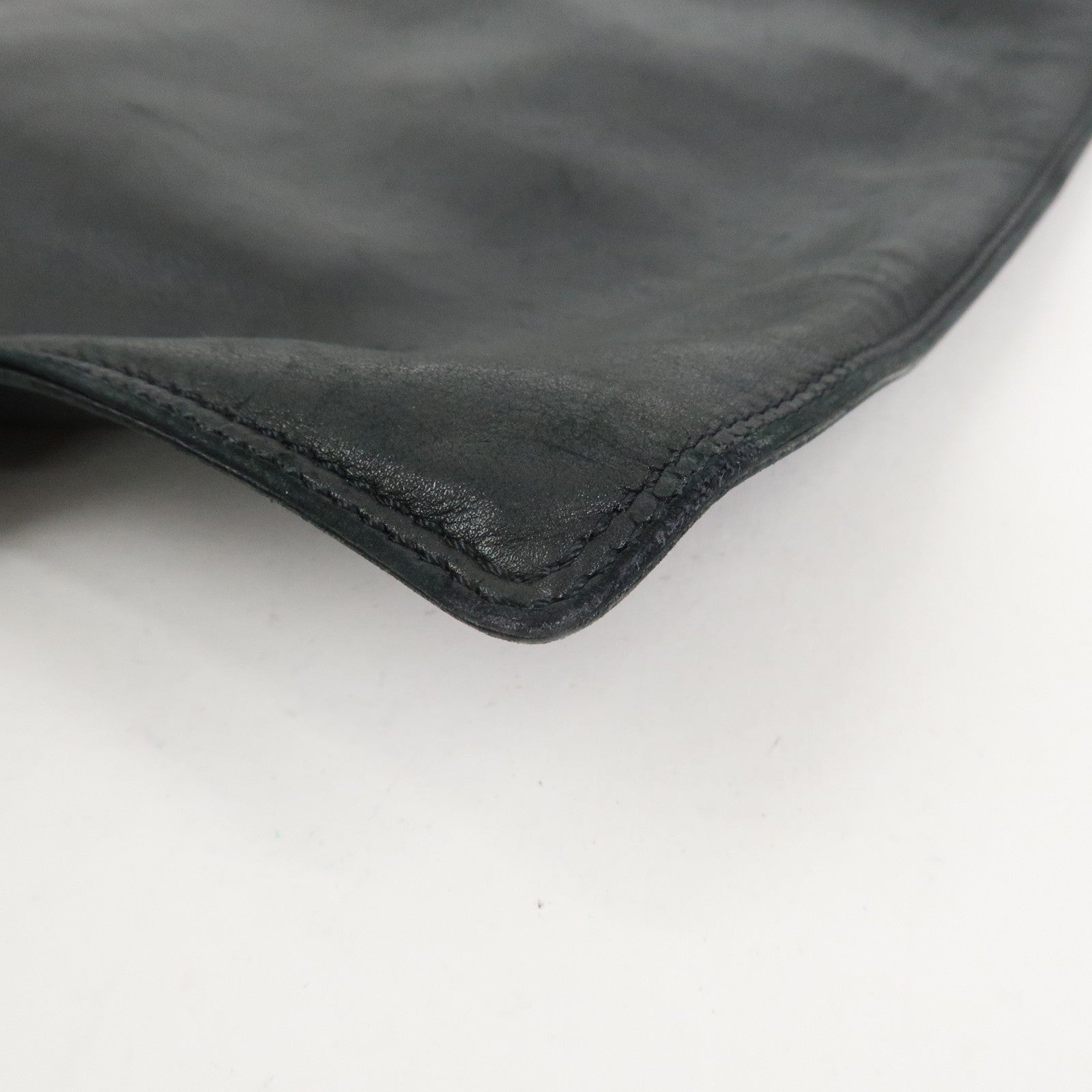 CHANEL Lamb Skin Shoulder Bag Crossbody Bag Black