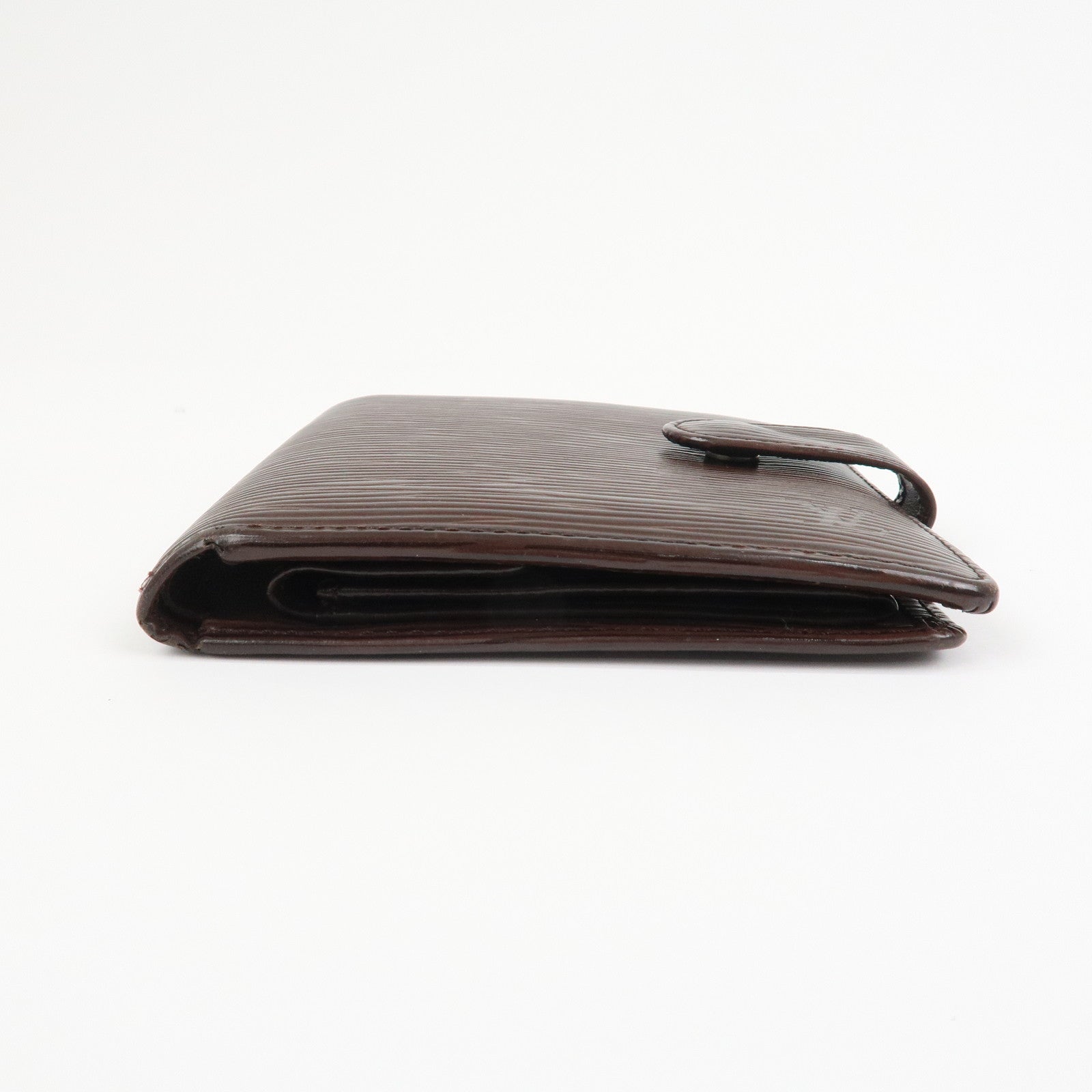 Louis Vuitton Epi Porte Billets Compact Wallet Mocha M6355D