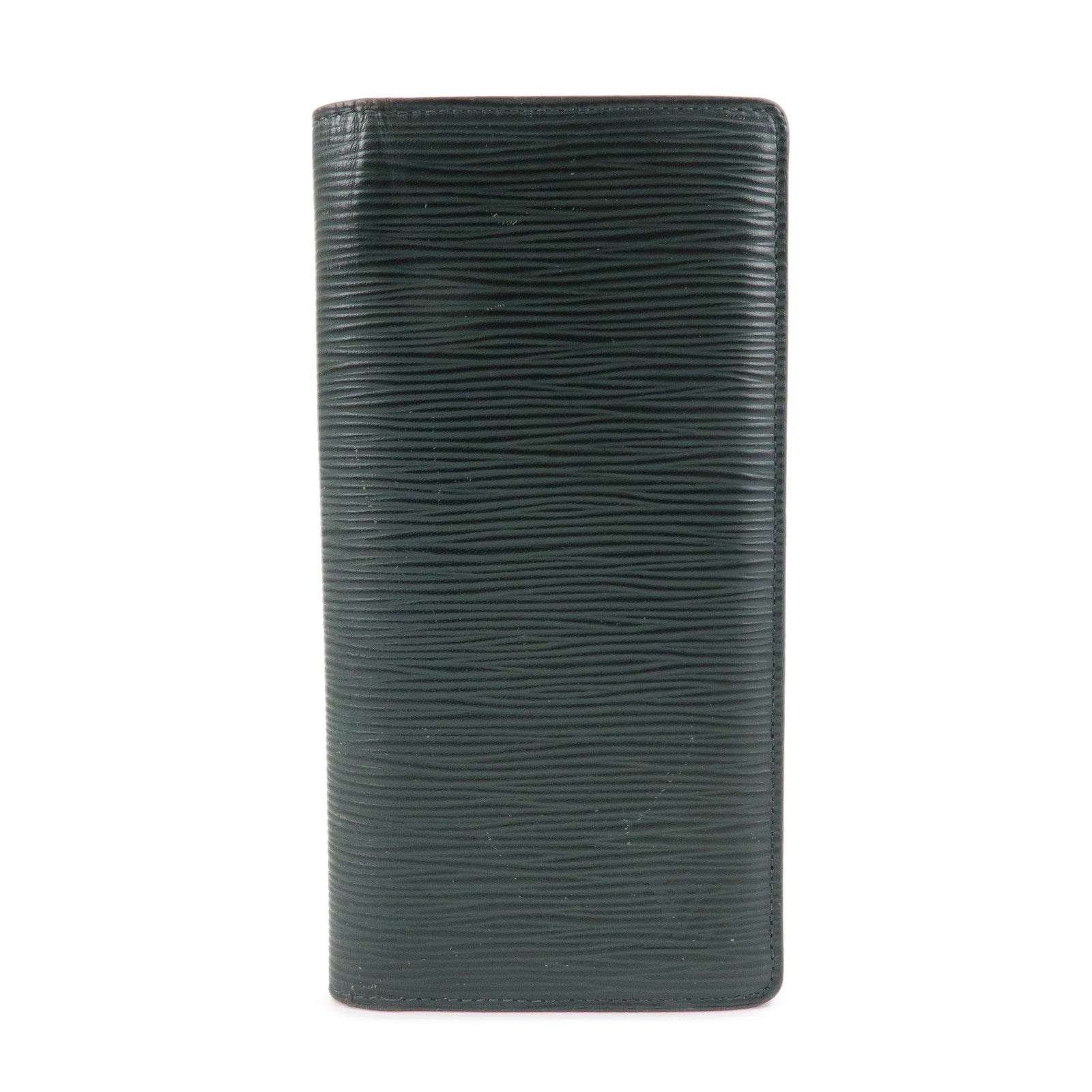 Louis Vuitton Epi Leather Long Wallet Dark Green Used