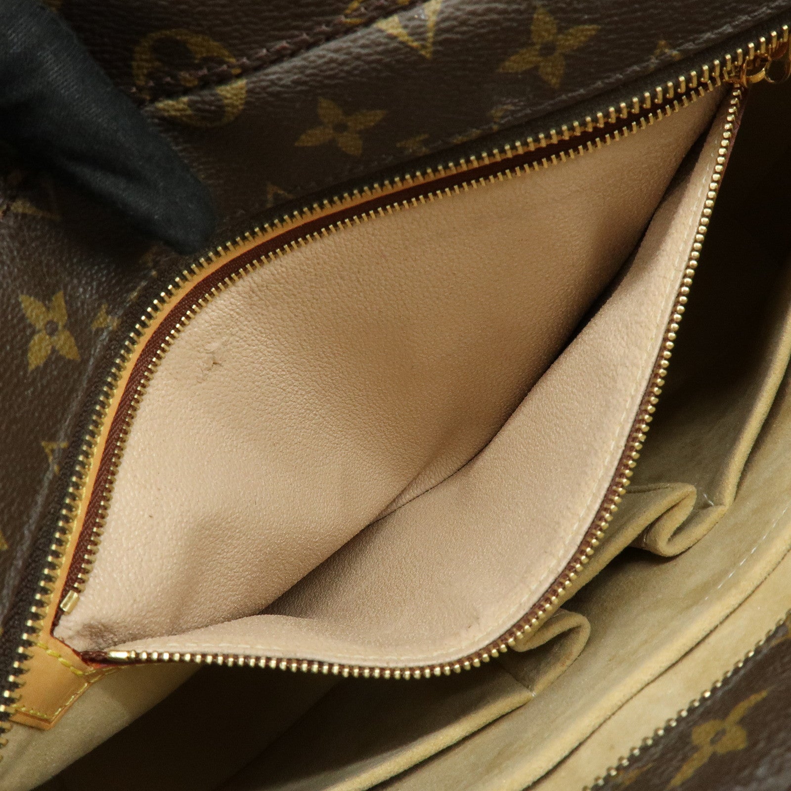 Louis Vuitton Monogram Luco Tote Bag Shoulder Bag Brown M51155