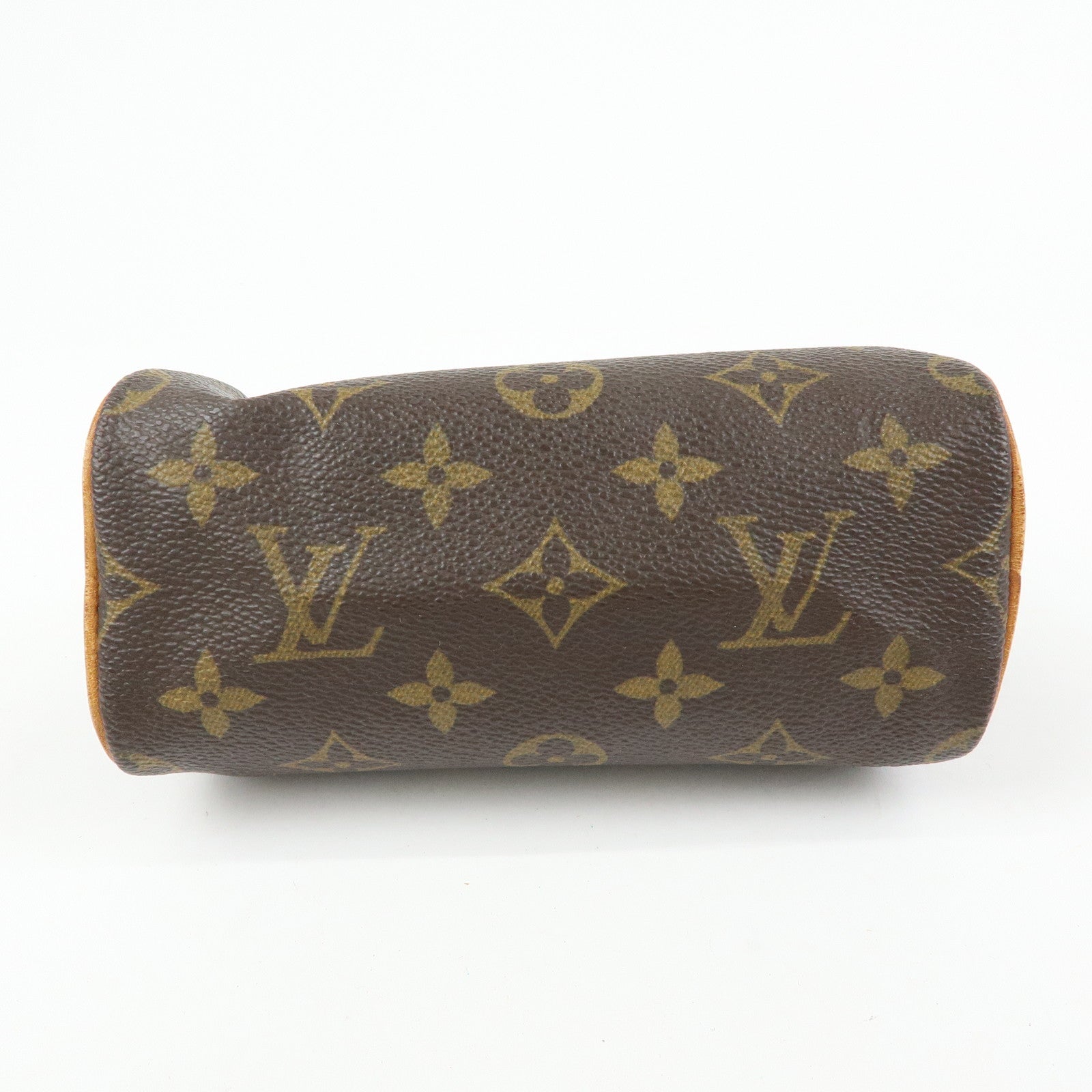 Louis Vuitton Monogram Canvas Mini Speedy Hand Bag Brown M41534