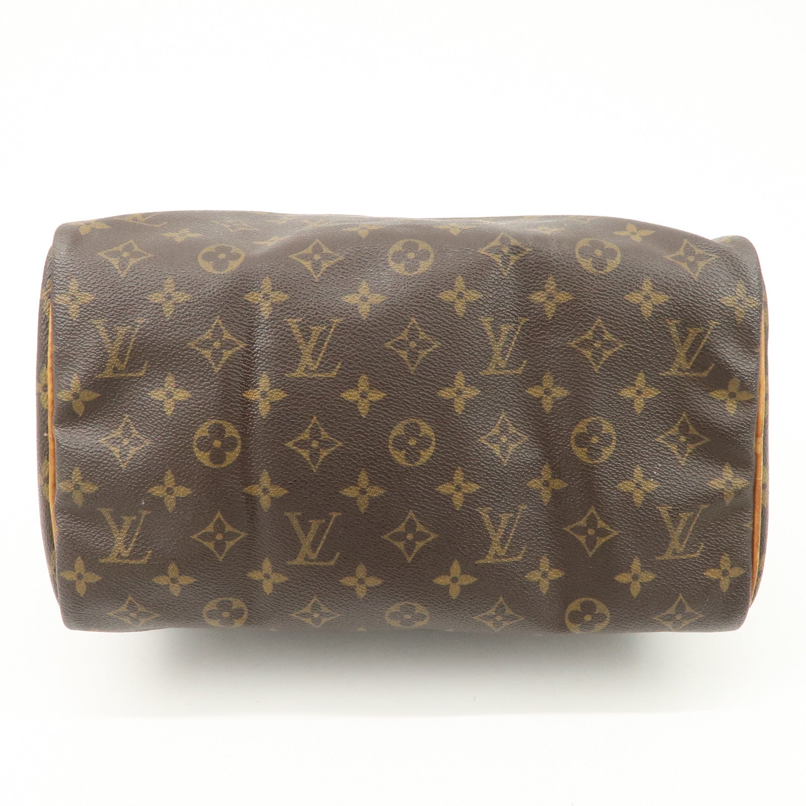 Louis Vuitton Monogram Speedy 30 Boston Bag Hand Bag Brown M41526 Used