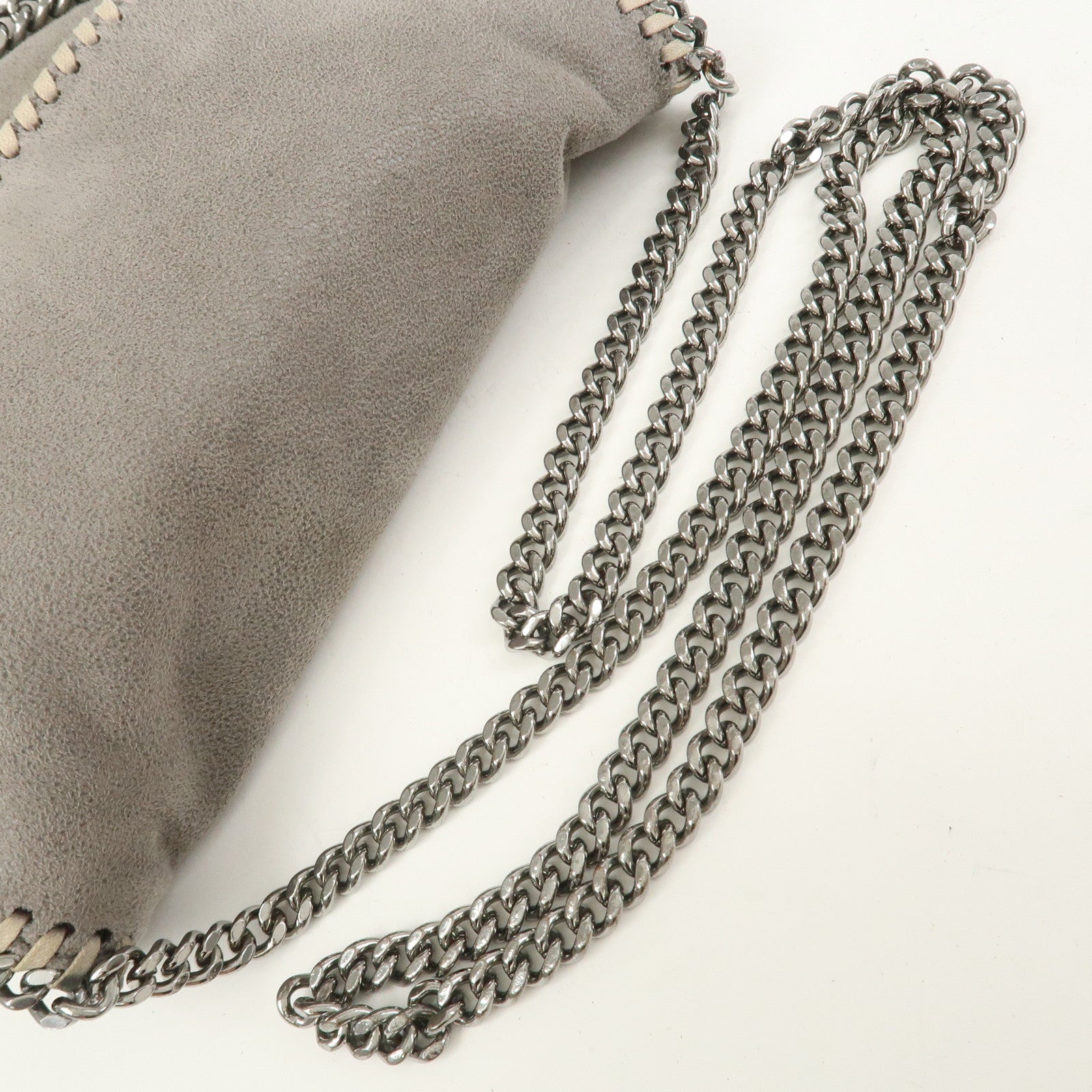 STELLA MCCARTNEY Falabella Mini Shoulder Bag Grey