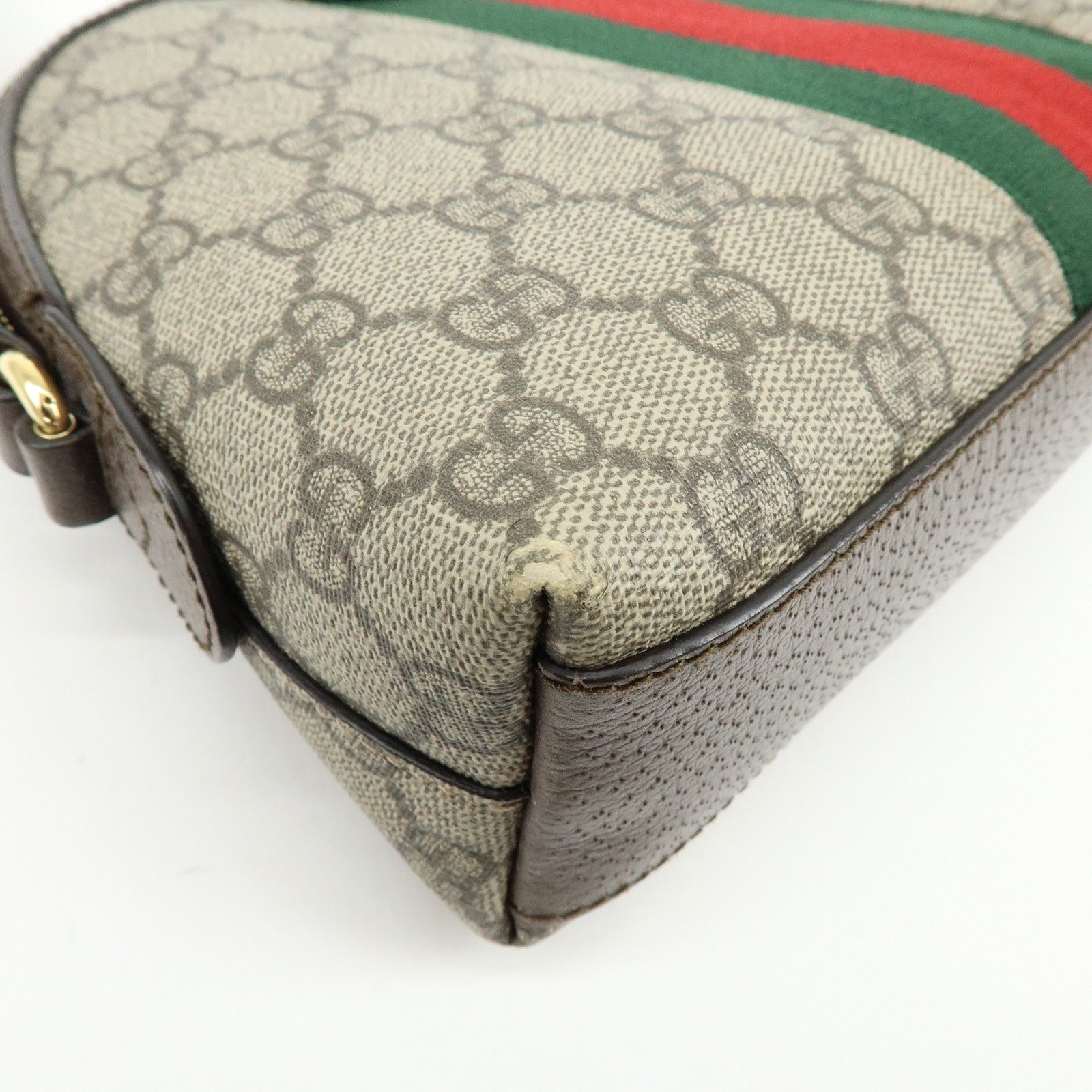 GUCCI Ophidia GG Supreme Shoulder Bag Crossbody Bag Brown 499621