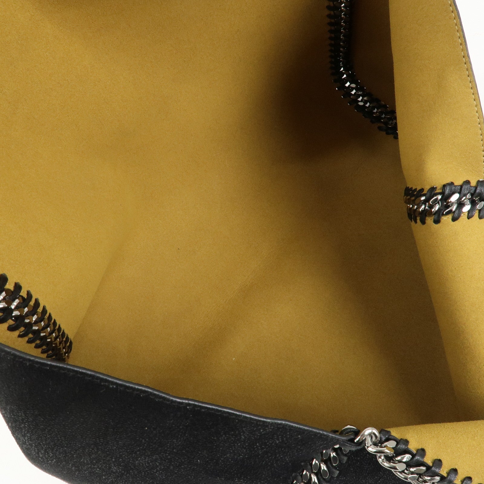 STELLA MCCARTNEY Falabella Polyester Chain Shoulder Bag Black