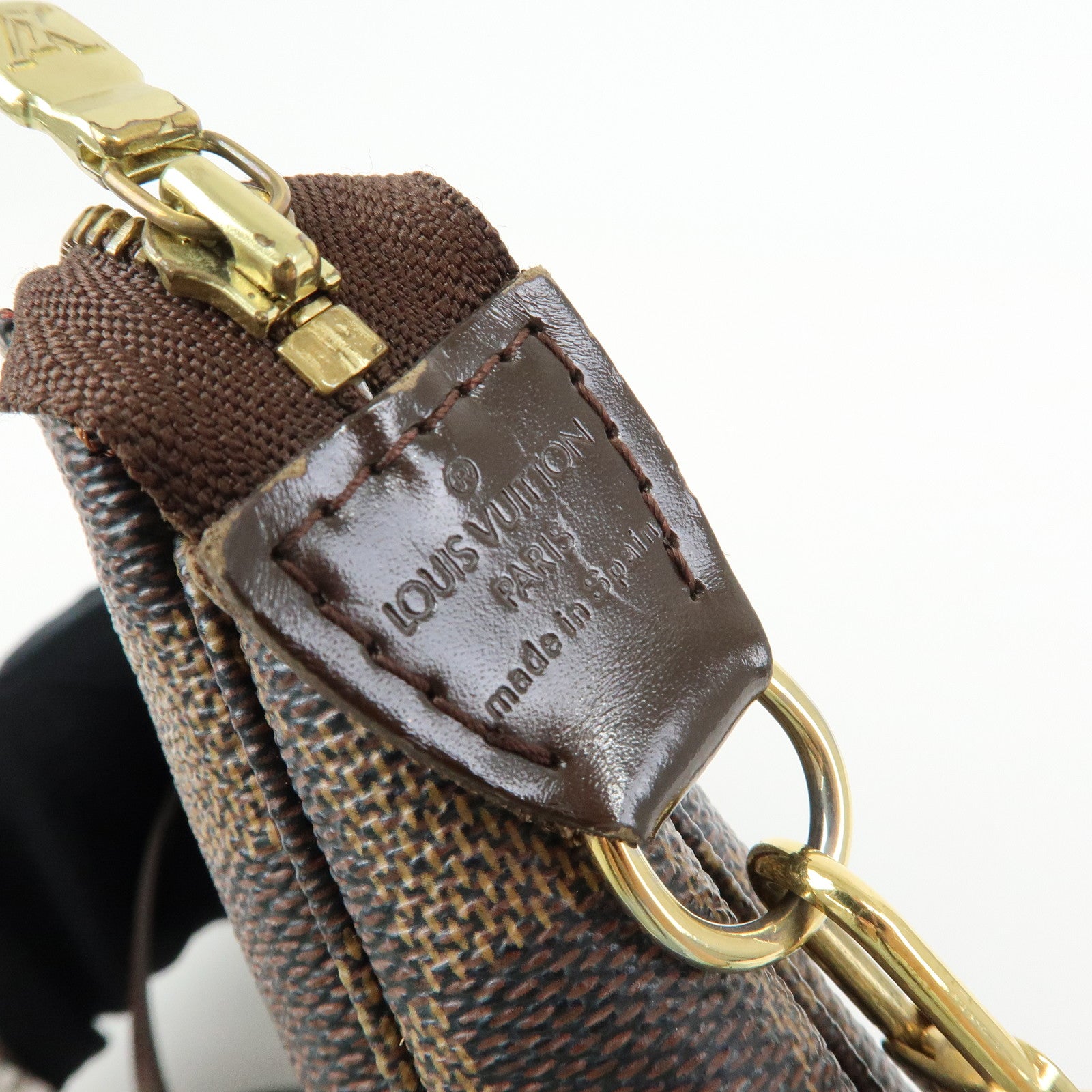 Louis Vuitton Damier Ebene Pochette Accessoires Hand Bag N51985
