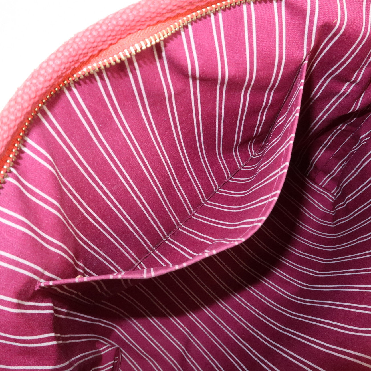 Louis Vuitton Antigua Cabas MM Tote Bag Hand Bag Rouge M40034 Used