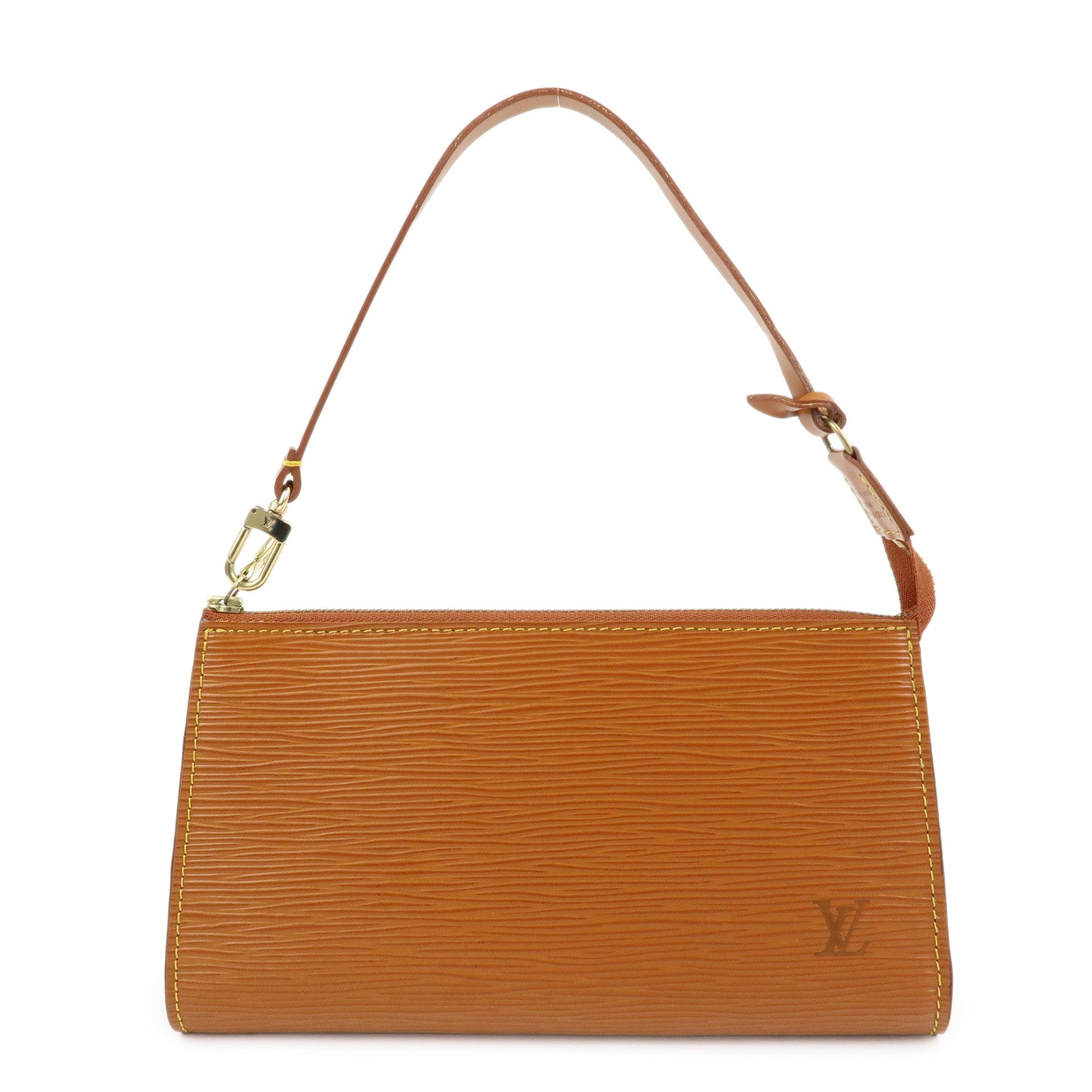 Louis Vuitton Epi Pochette Accessoires Pouch Zipang Gold M52948