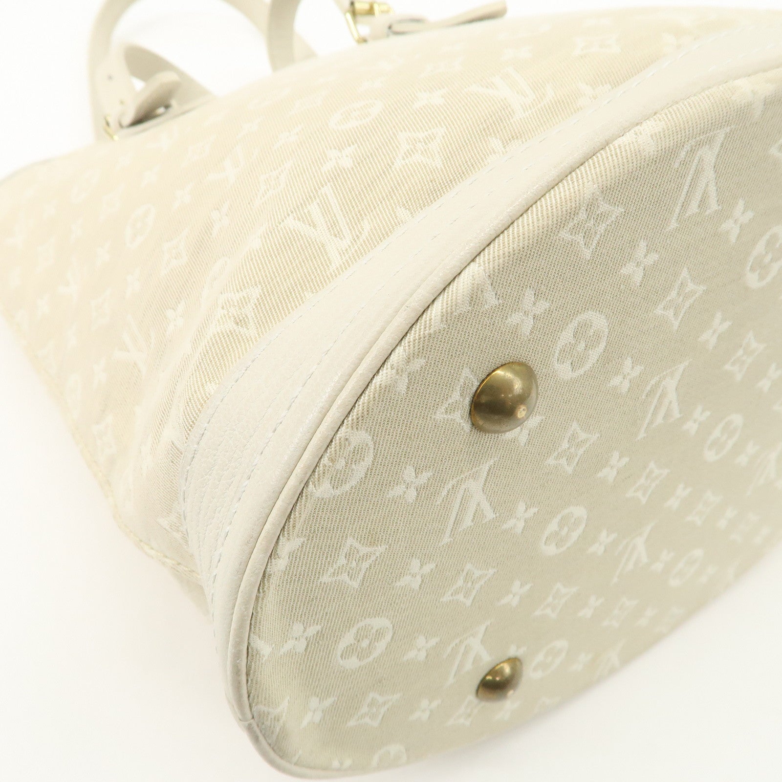 Louis Vuitton Monogram Mini Lin Bucket PM Hand Bag M95316