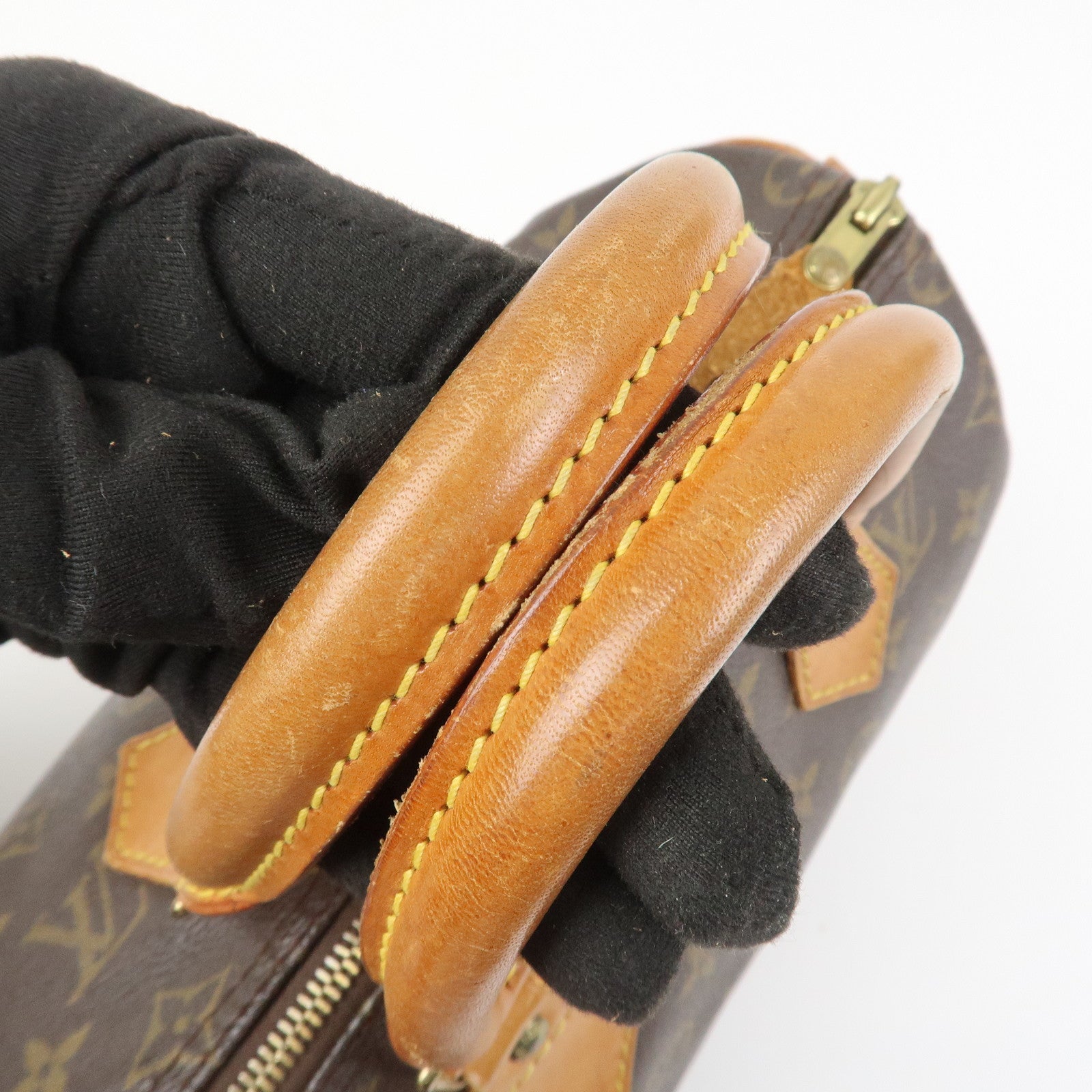 Louis Vuitton Monogram Speedy 25 Boston Bag Hand Bag Brown M41528