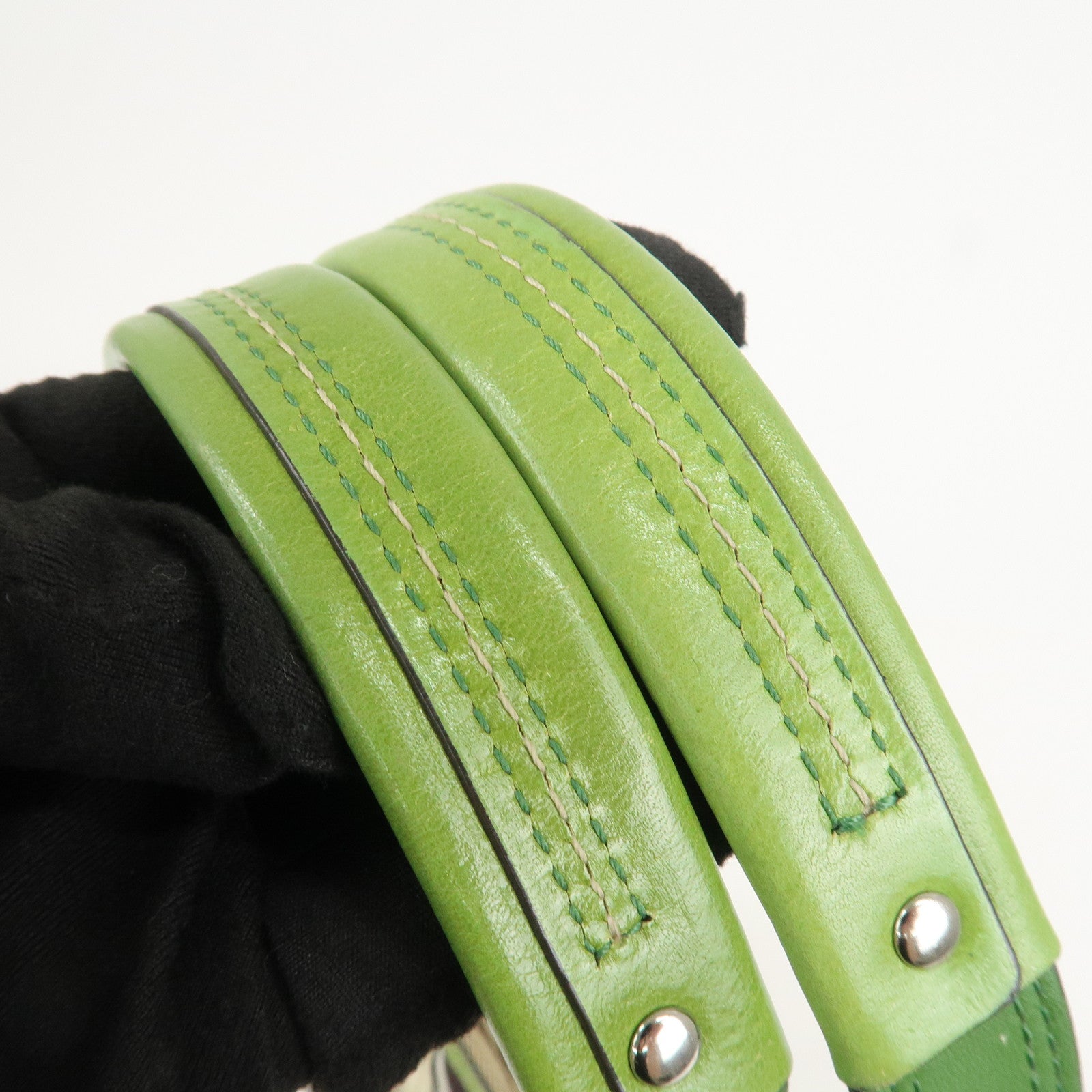 COACH Signature POPPY Set of 2 Canvas Leather Shoulder Hand Bag