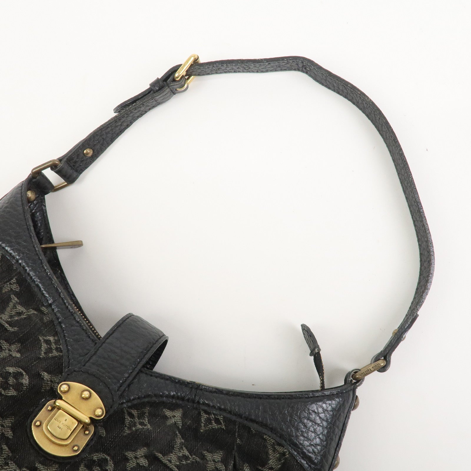 Louis Vuitton Monogram Denim Monogram denim   Leather XS Style