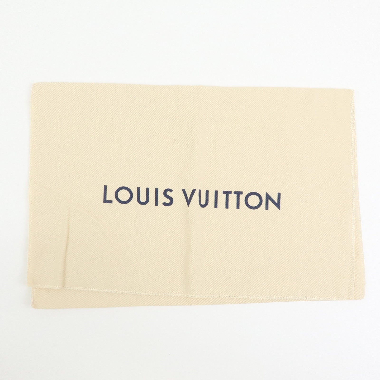 Louis Vuitton Set of 10 Dust Bag Storage Bag Flap Style Beige