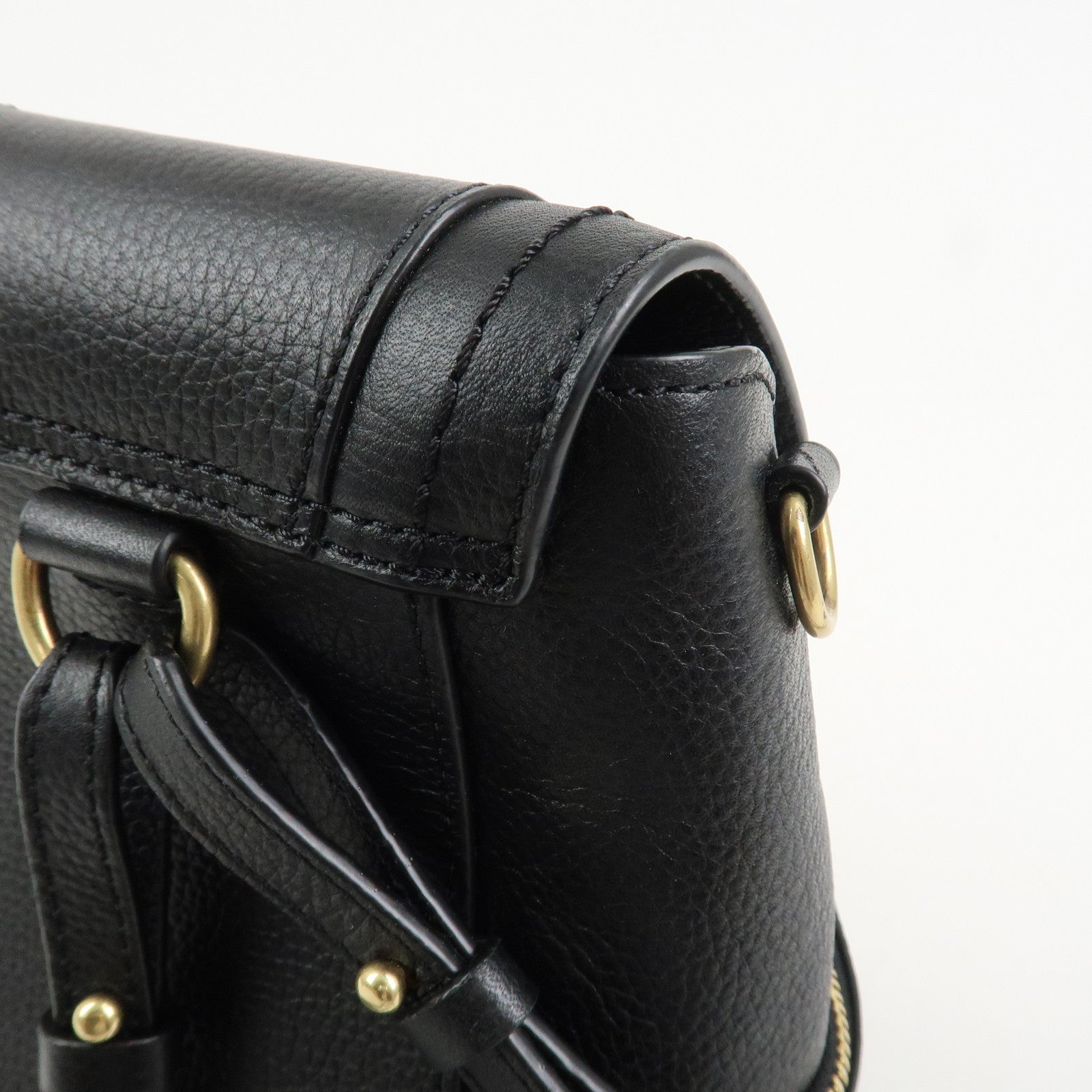 Chloe See by Chloe Olga Logo Leather 2Way Bag Backpack Hand Bag