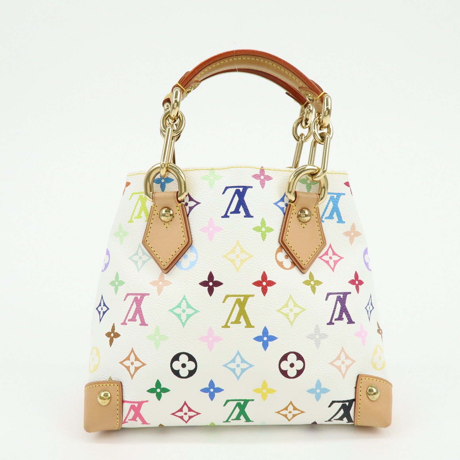 Louis Vuitton Monogram Multicolor Audra Hand Bag Blanc M40047