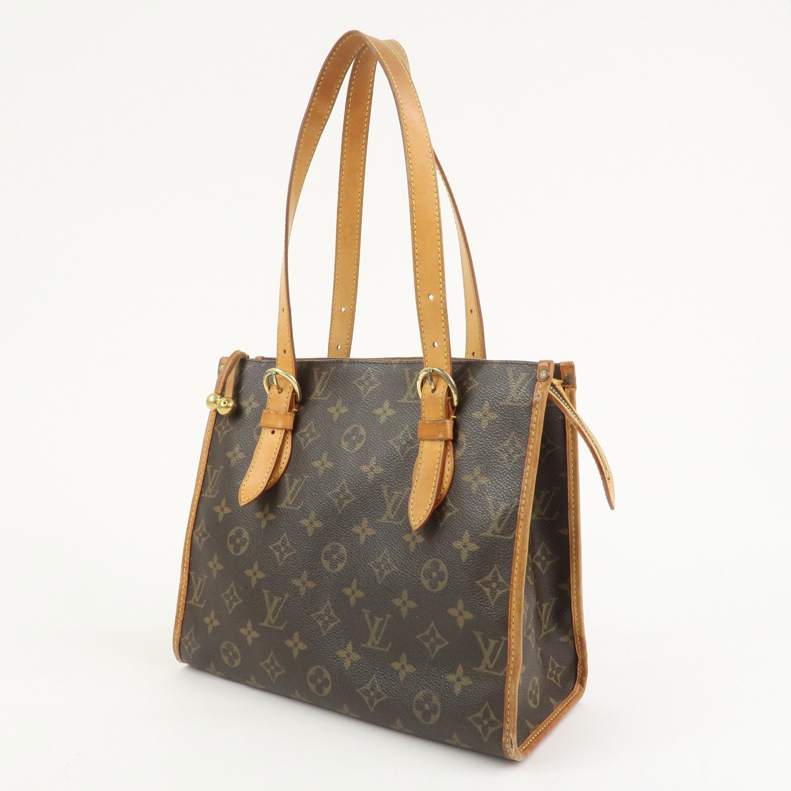 Louis Vuitton Monogram Popincourt Haut Shoulder Bag Brown M40007