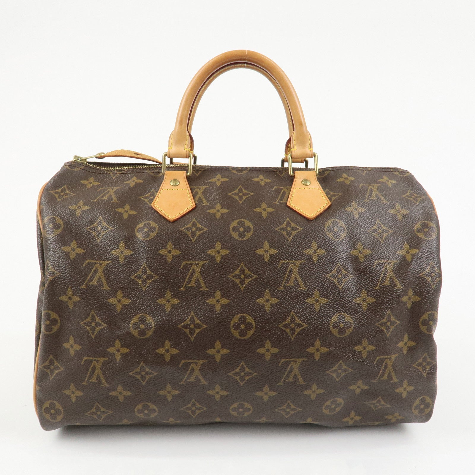 Louis Vuitton Monogram Canvas Speedy 35 Boston Bag Hand Bag M41524