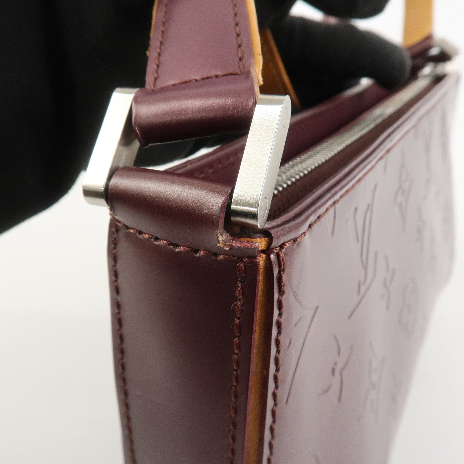 Louis Vuitton Monogram Matte Fowler Shoulder Bag Violet M55146