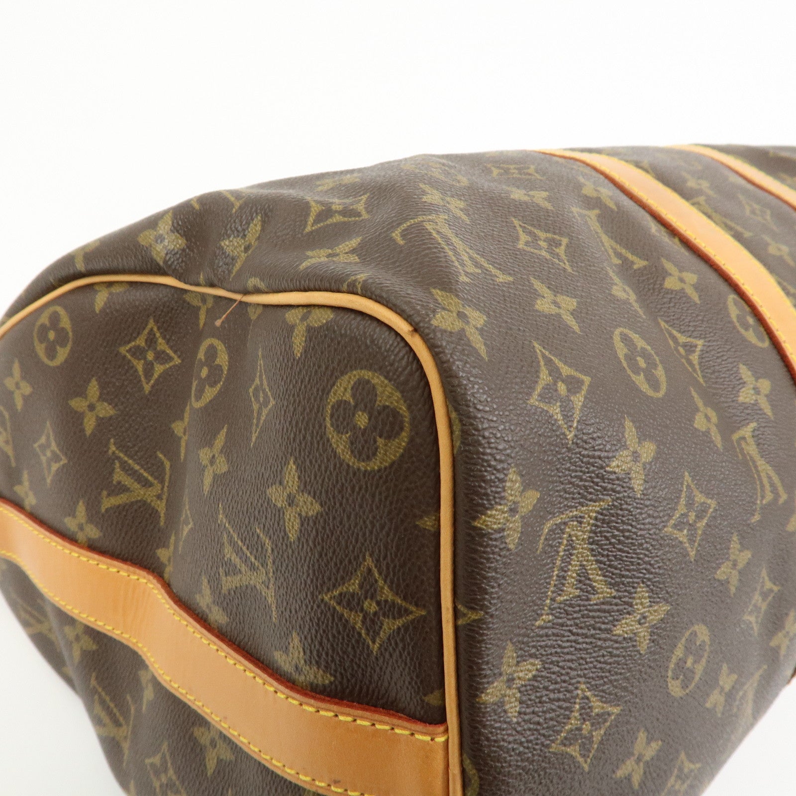 Louis Vuitton Monogram Keep All 45 Bandouliere Boston Bag M41418