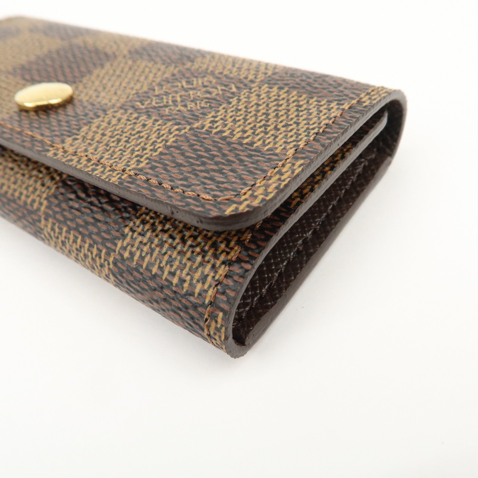Louis Vuitton Damier Multicles 4 Key Case Damier Ebene Brown N62631