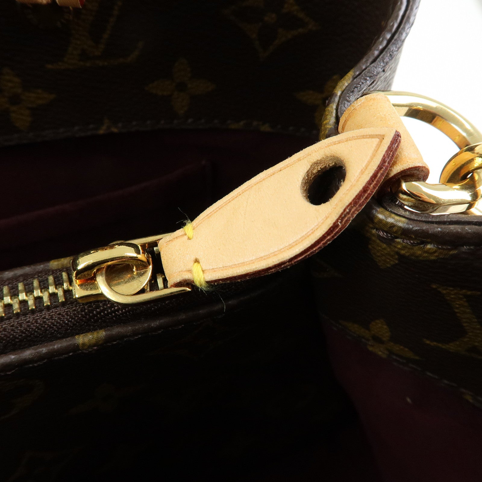 Louis Vuitton Monogram Montaigne BB 2Way Bag Hand Bag Brown M41055