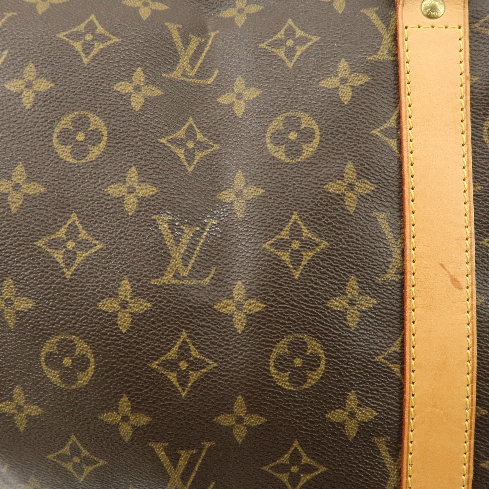 Louis Vuitton Monogram Keep All Bandouliere 55 Boston Bag M41414