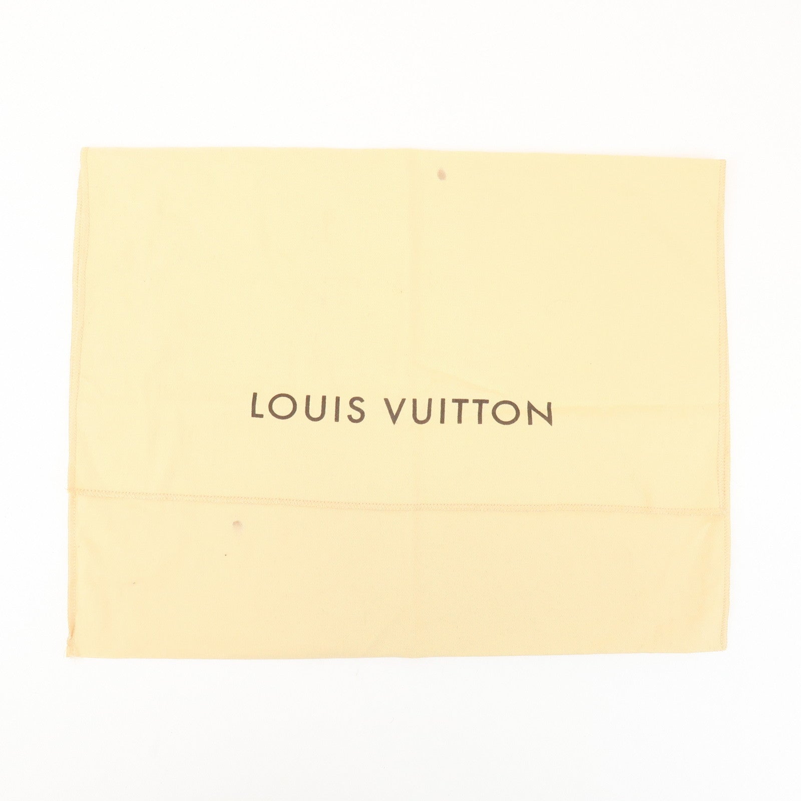 Louis Vuitton Set of 10 Dust Bag Storage Bag Flap Style Beige