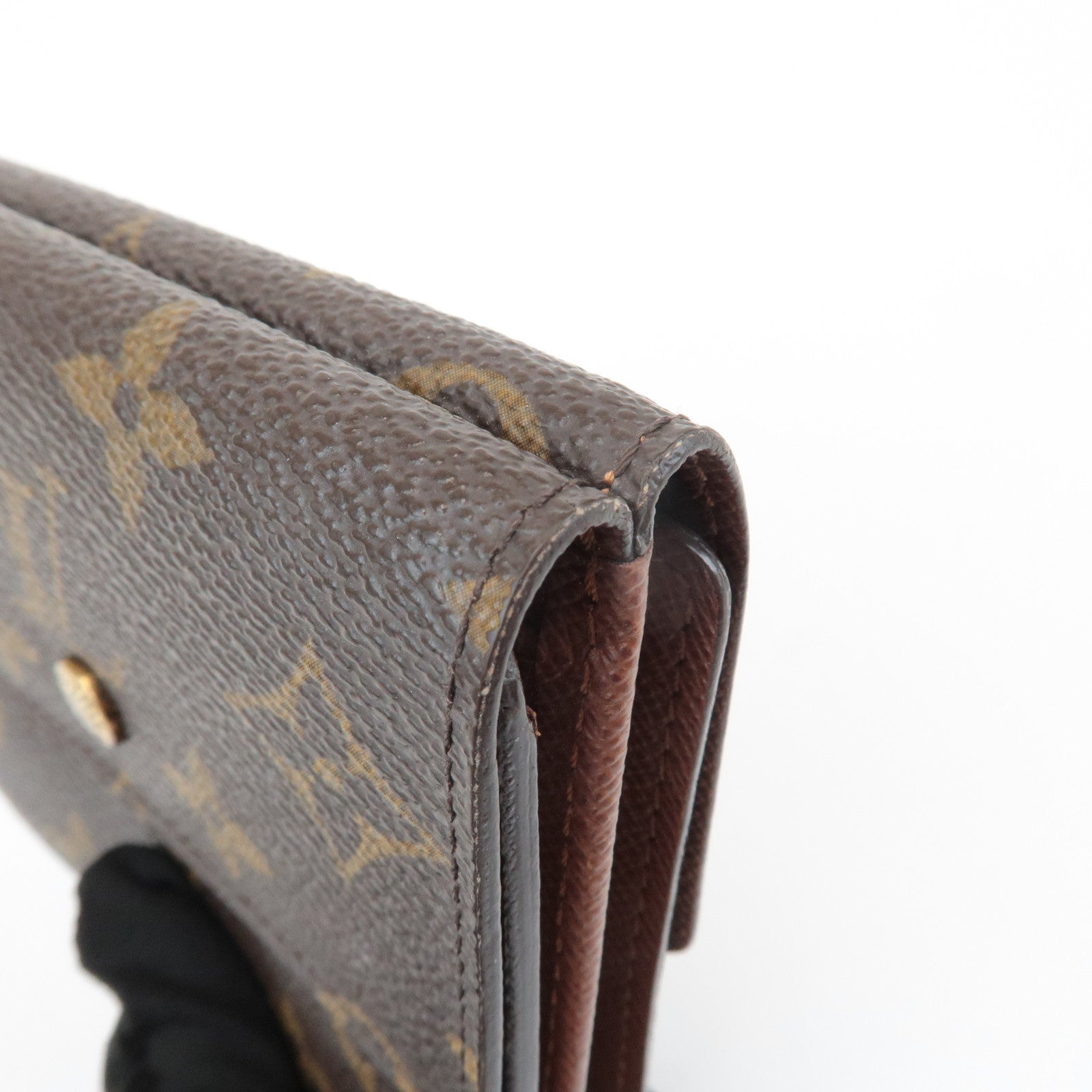 Louis Vuitton Monogram Porte Monnaie Billets Carte Credit M61660 Used