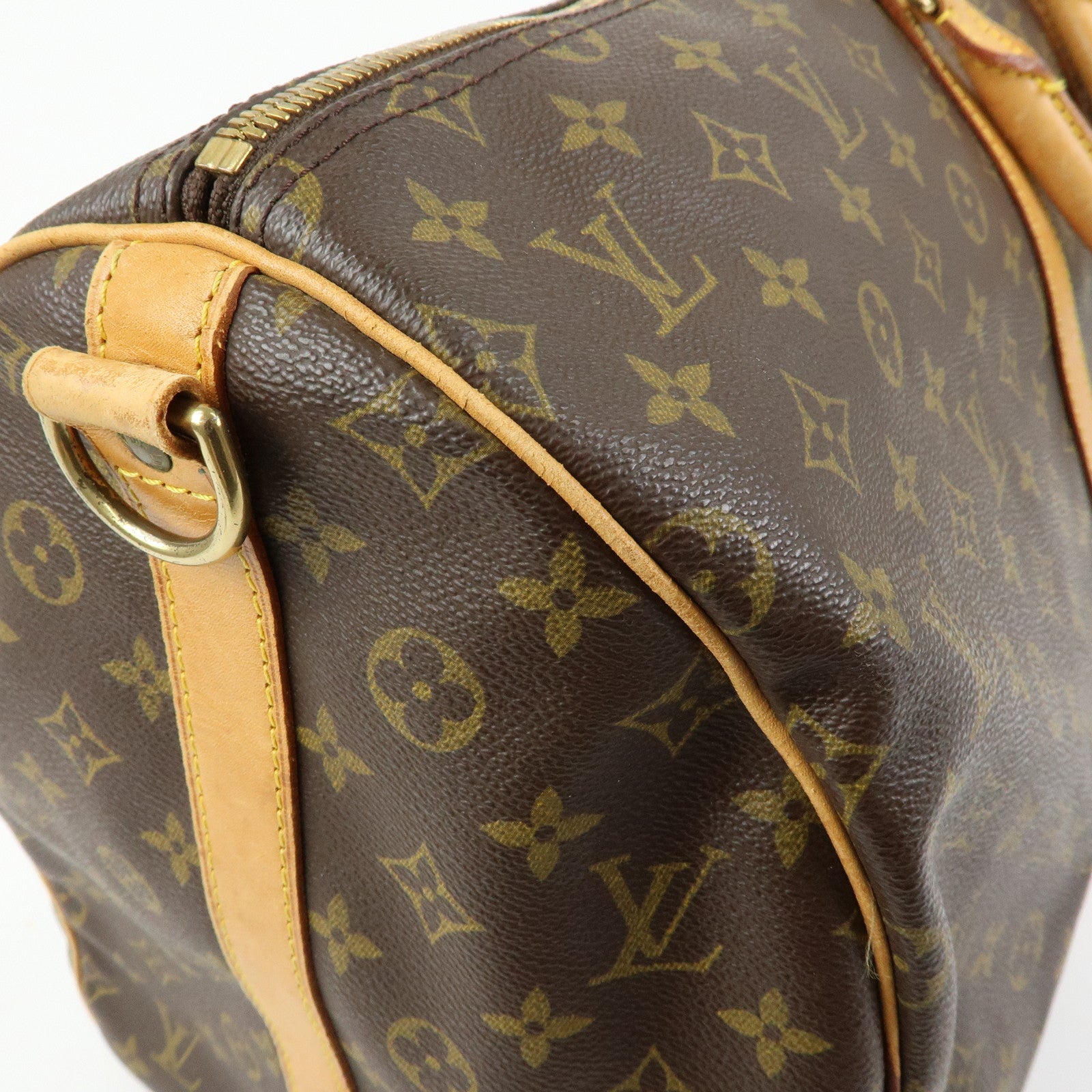 Louis Vuitton Monogram Keep All Bandouliere 55 Boston Bag M41414