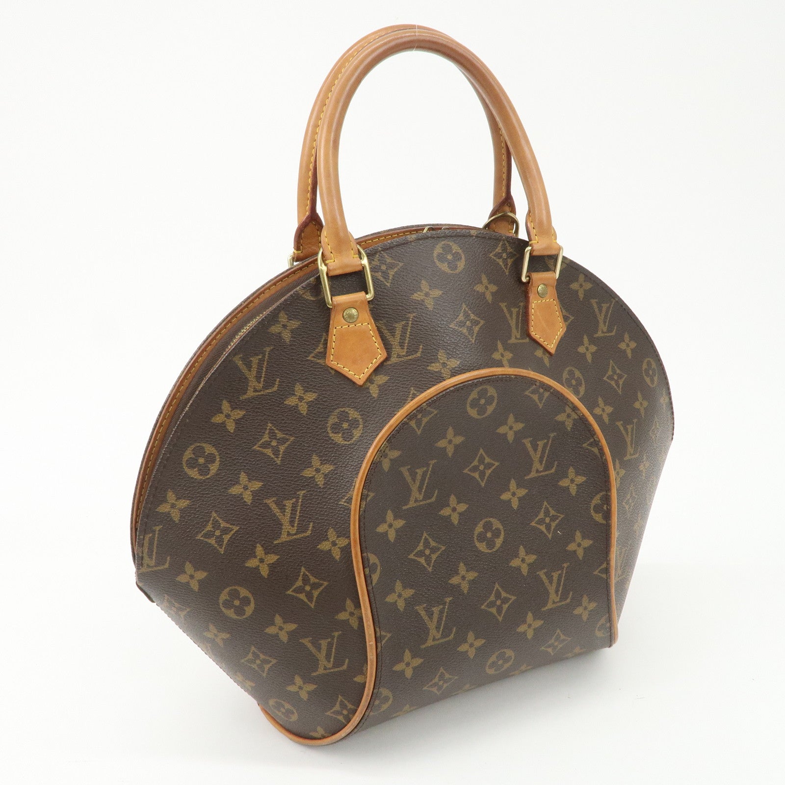 Louis Vuitton Monogram Ellipse MM Hand Bag Brown M51126