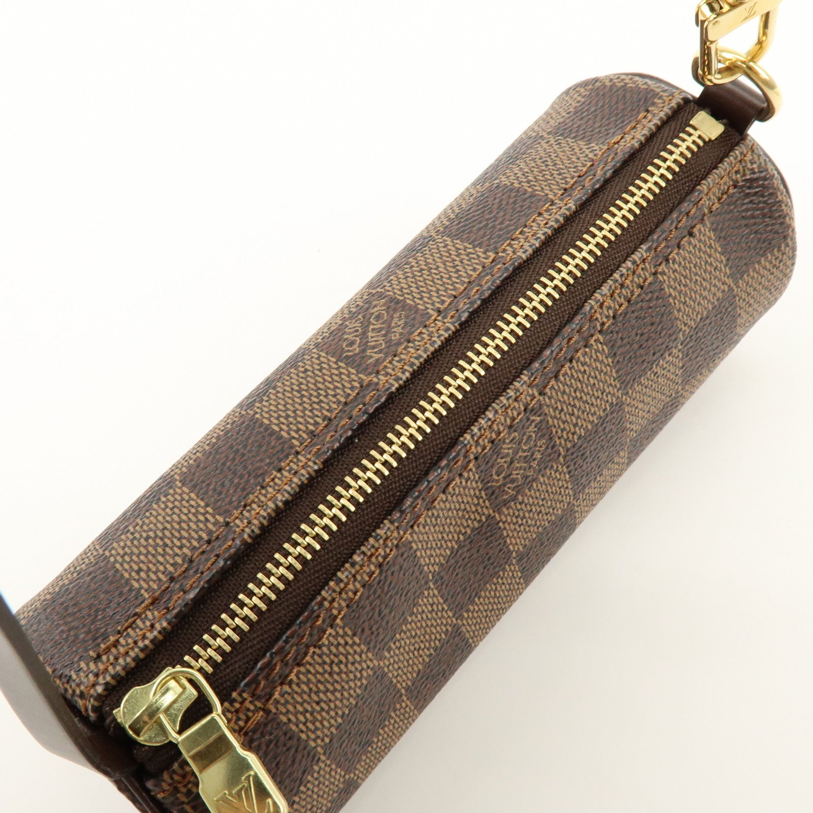 Louis Vuitton Damier Ebene Mini Pouch for Papillon Bag Brown