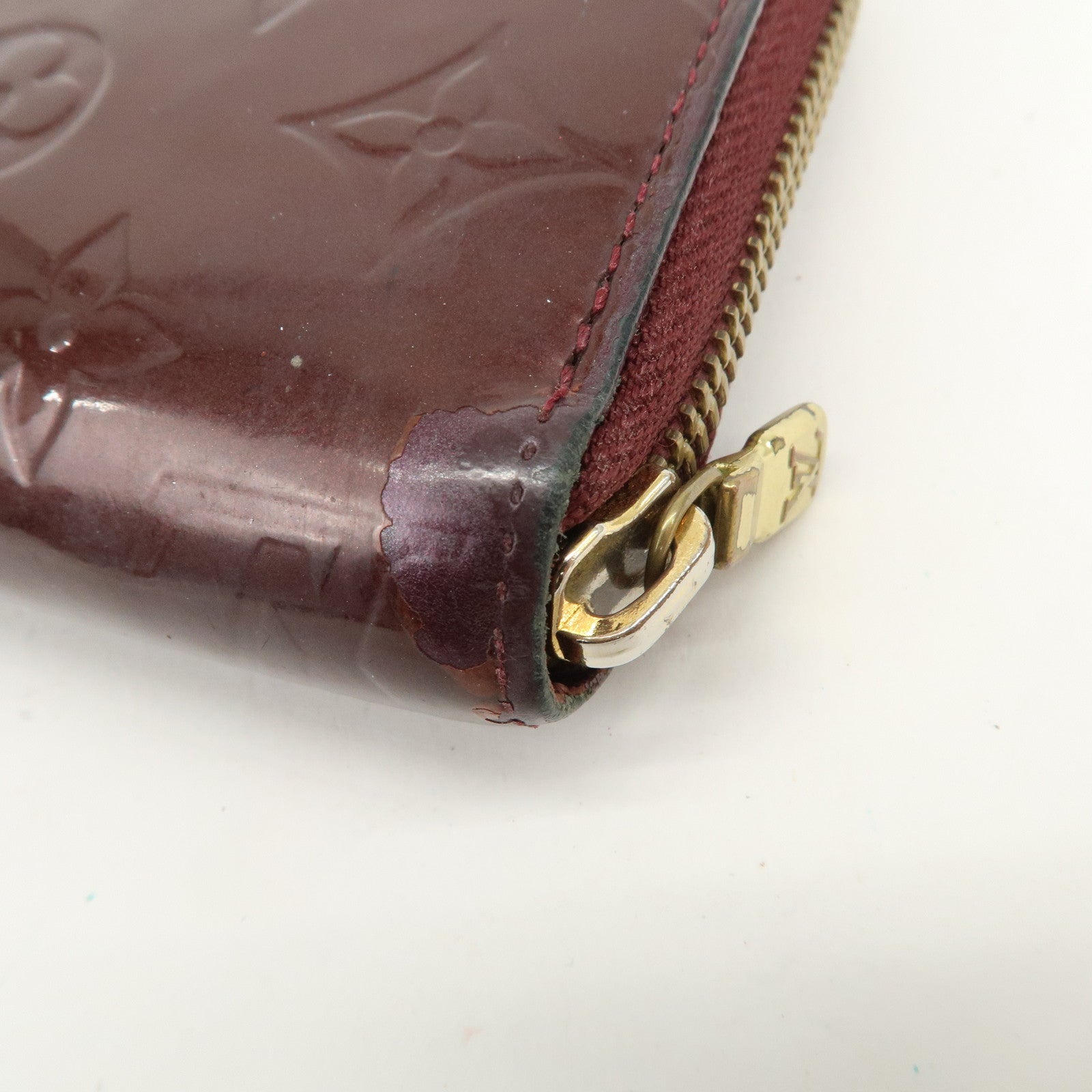Louis Vuitton Monogram Vernis Leather Set of 2 Wallet M93522/M93575