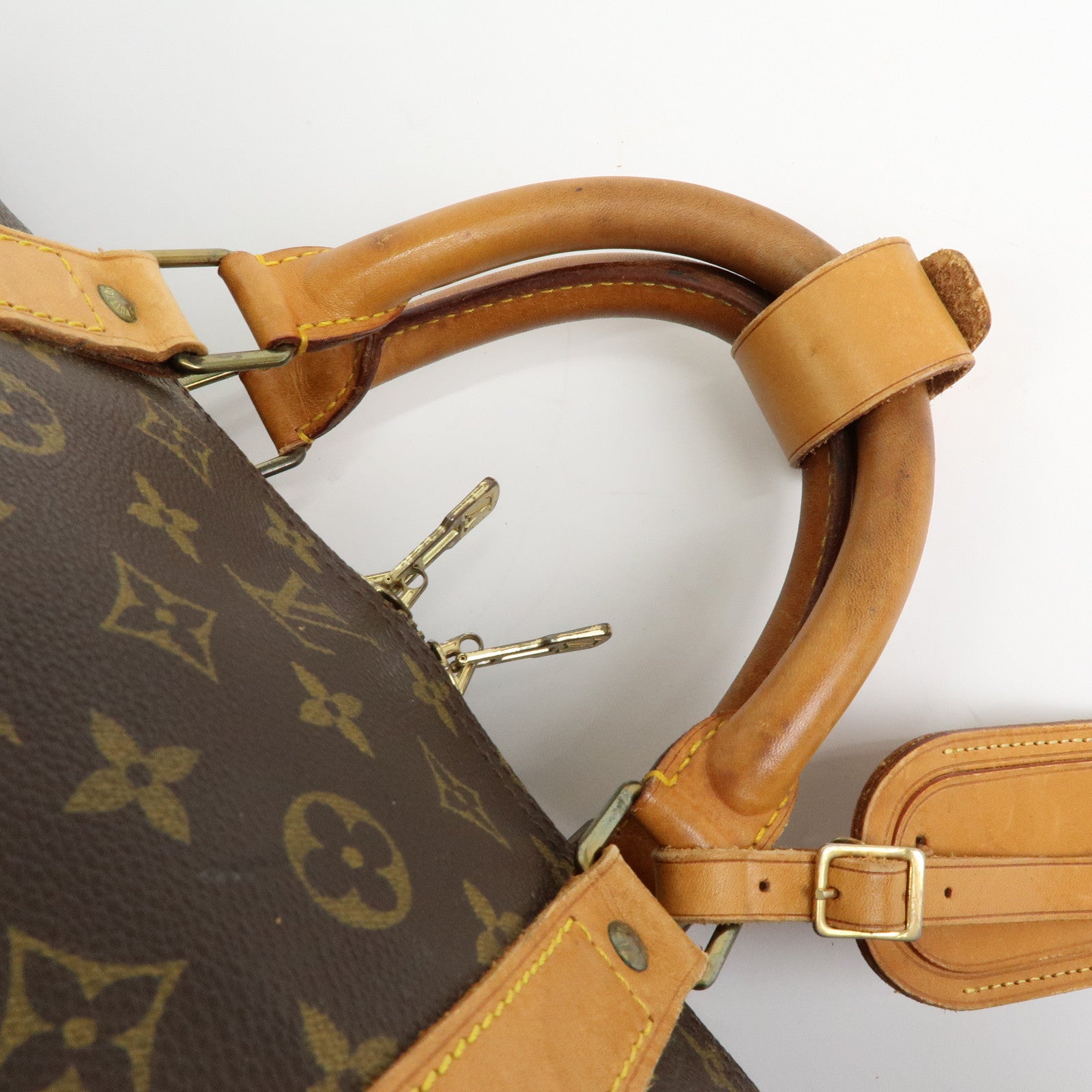 Louis Vuitton Monogram Keep All Bandouliere 60 Boston Bag M41412