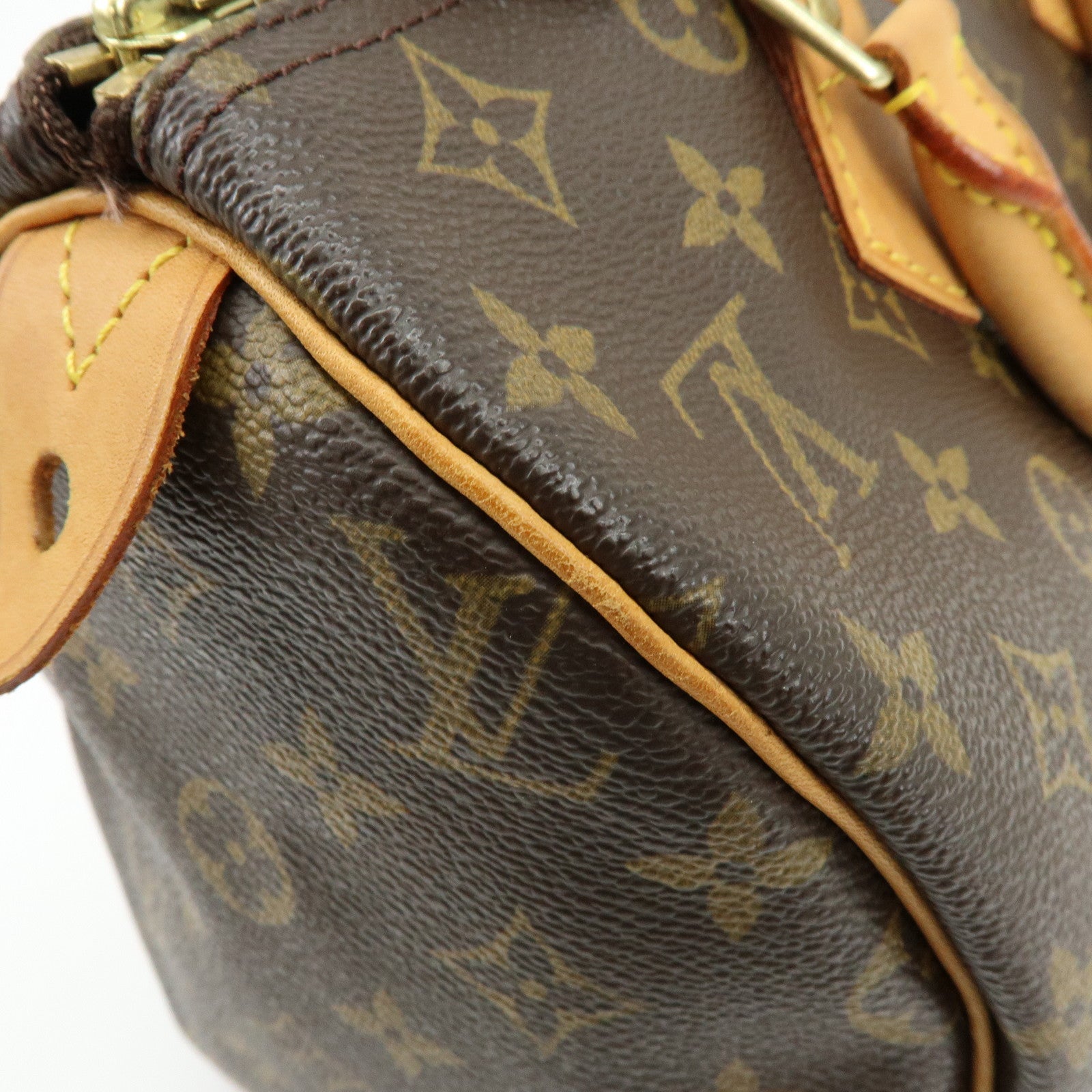 Louis Vuitton Monogram Speedy 30 Boston Bag Hand Bag Brown M41526