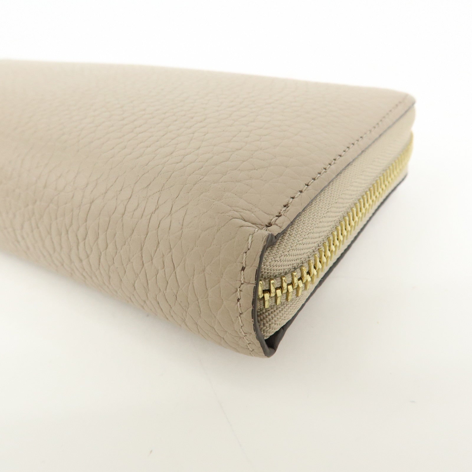 Louis Vuitton Portefeuille Comete Leather Long Wallet Greige M63104