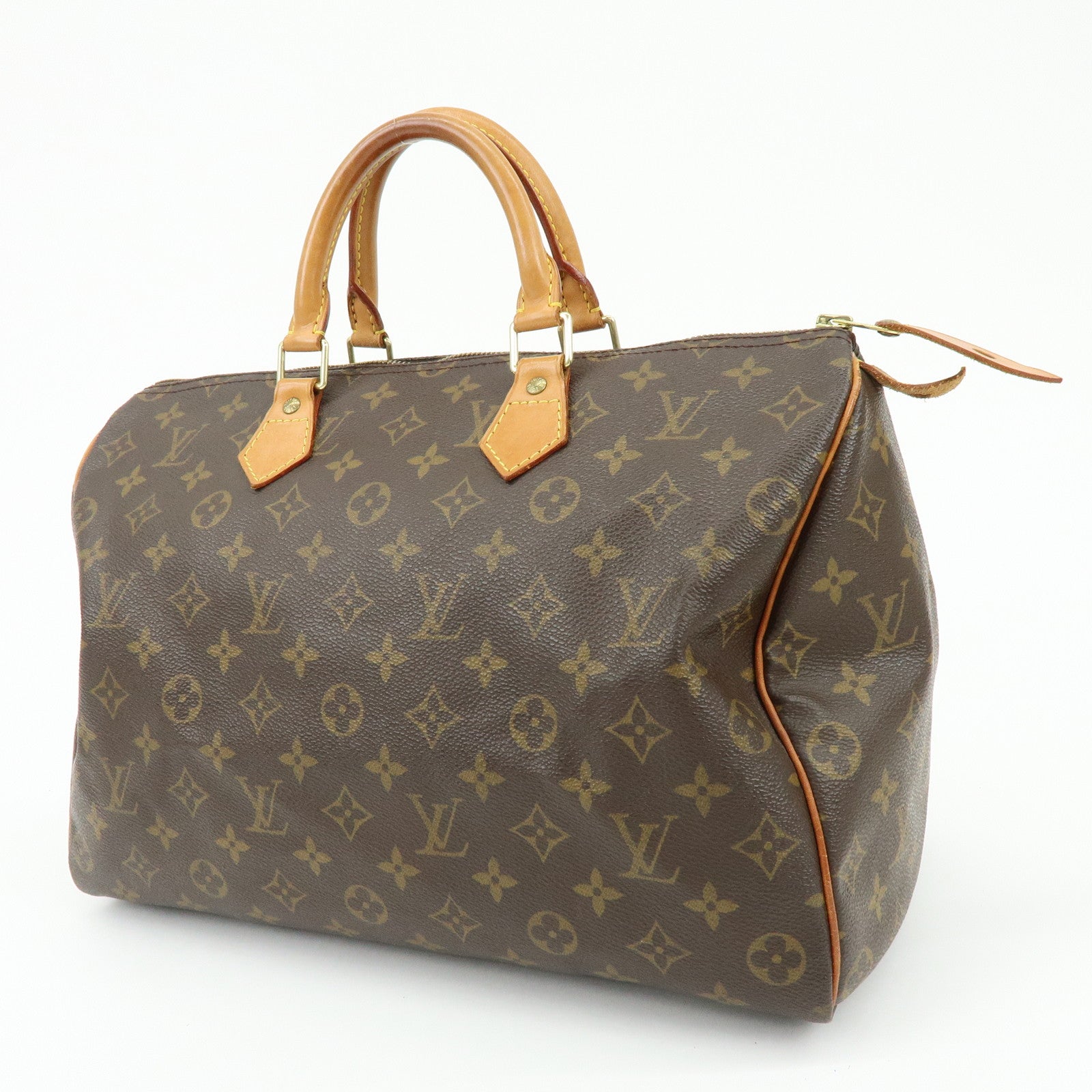 Louis Vuitton Monogram Speedy 35 Boston Bag Hand Bag M41524