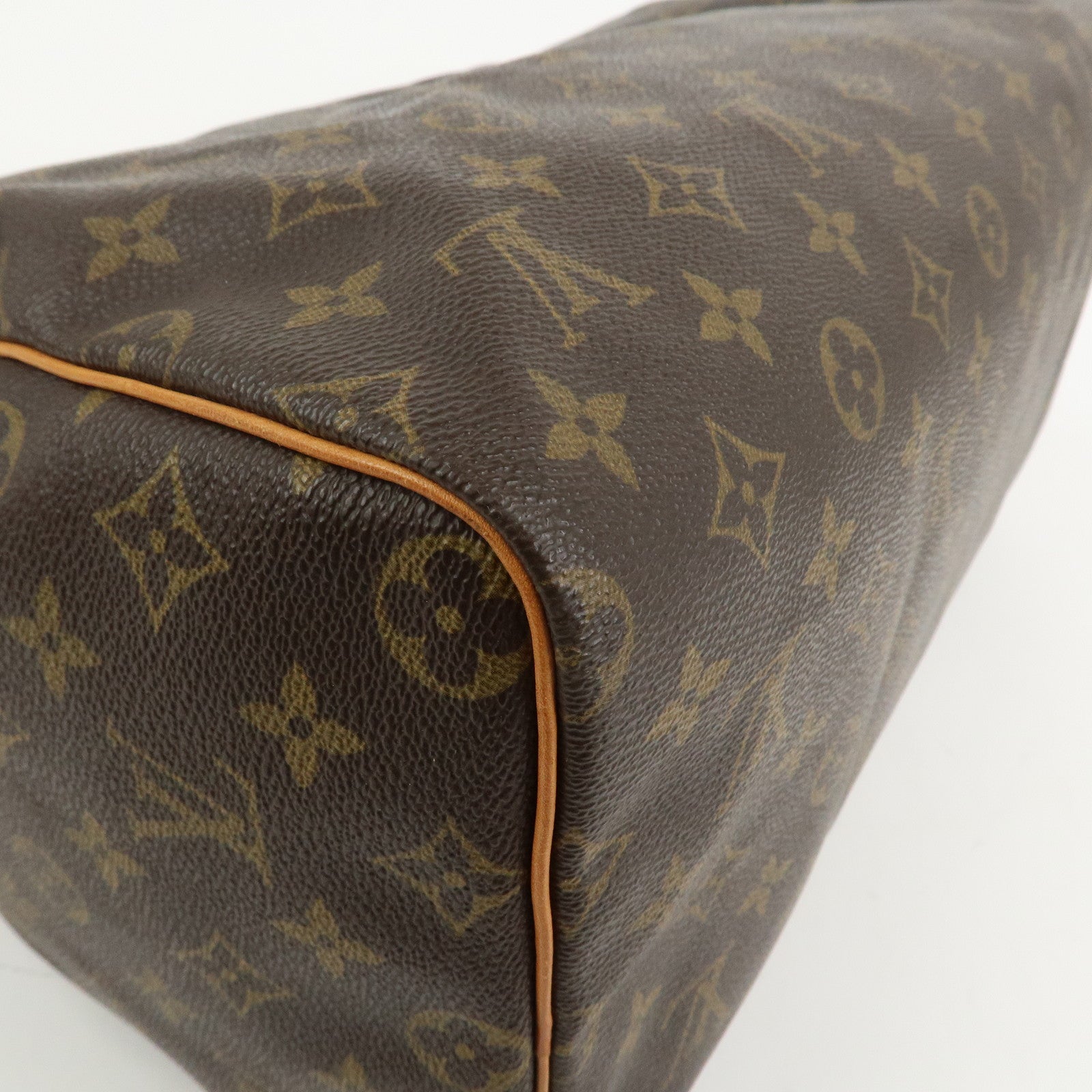Louis Vuitton Monogram Speedy 40 Hand Bag Boston Bag Brown M41522