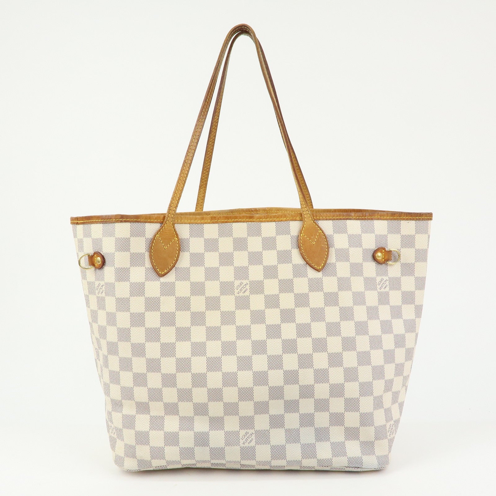 Louis Vuitton Damier Azur Neverfull MM Tote Bag Shoulder Bag N51107