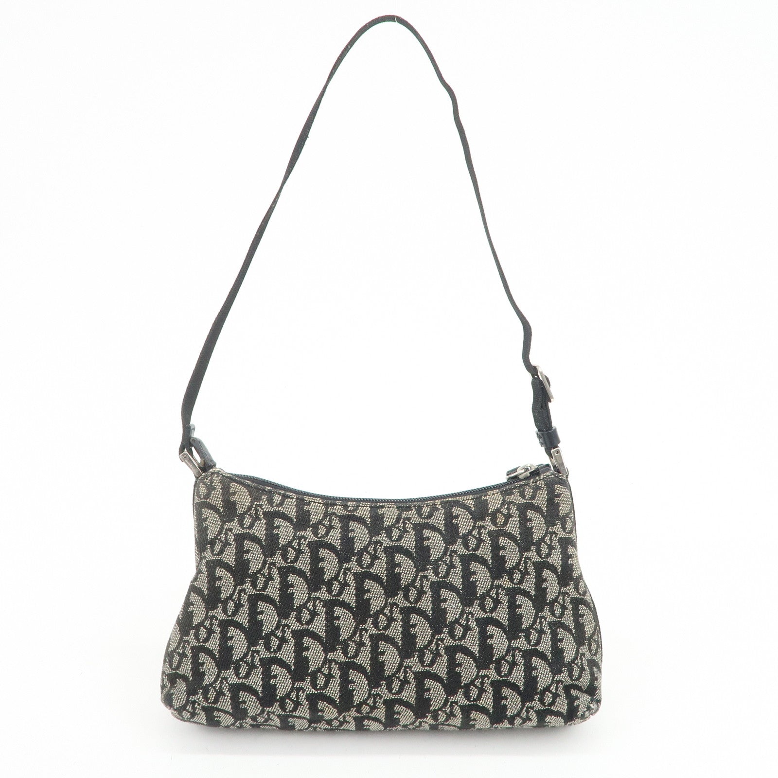 Christian Dior Trotter Jacquard Canvas Nylon Hand Bag Shoulder Bag