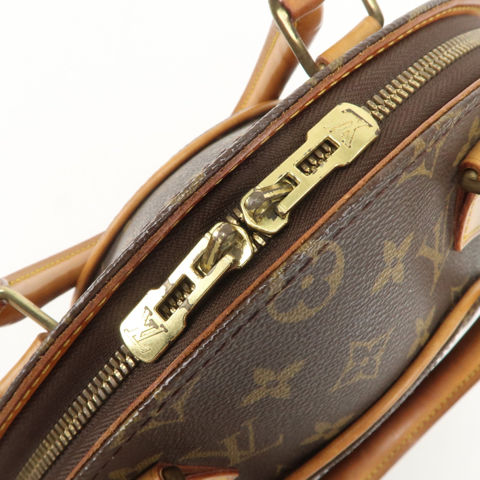Louis Vuitton Monogram Ellipse PM Hand Bag Brown M51127