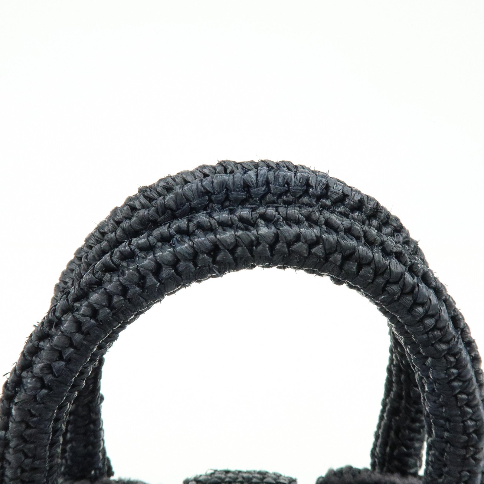 SAINT LAURENT PARIS Baby Downtown Cabas Raffia 2Way Hand Bag 436834
