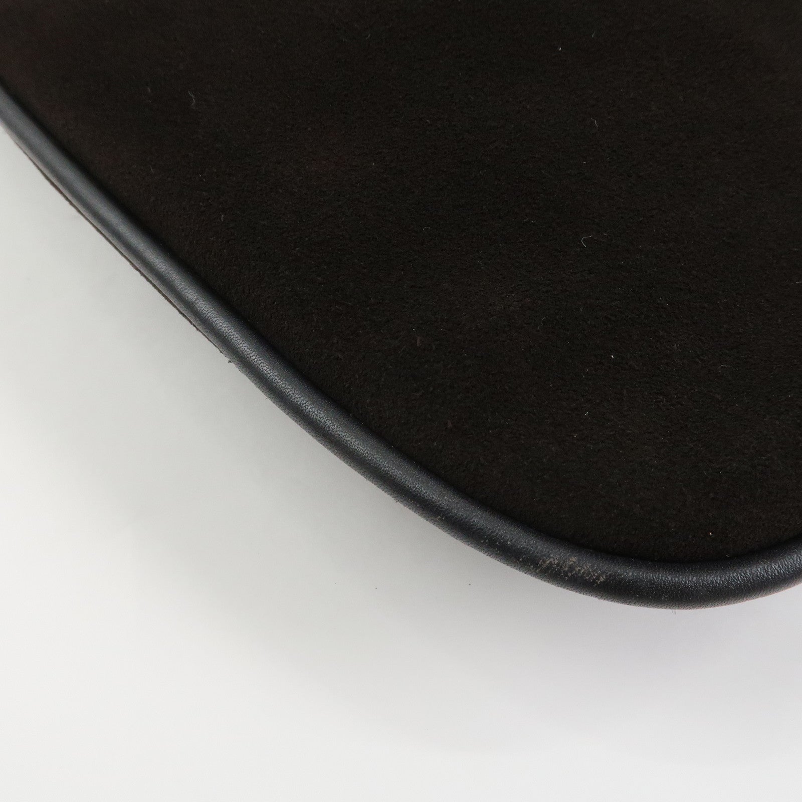 GUCCI Suede Leather Shoulder Bag Dark Brown 001・4030